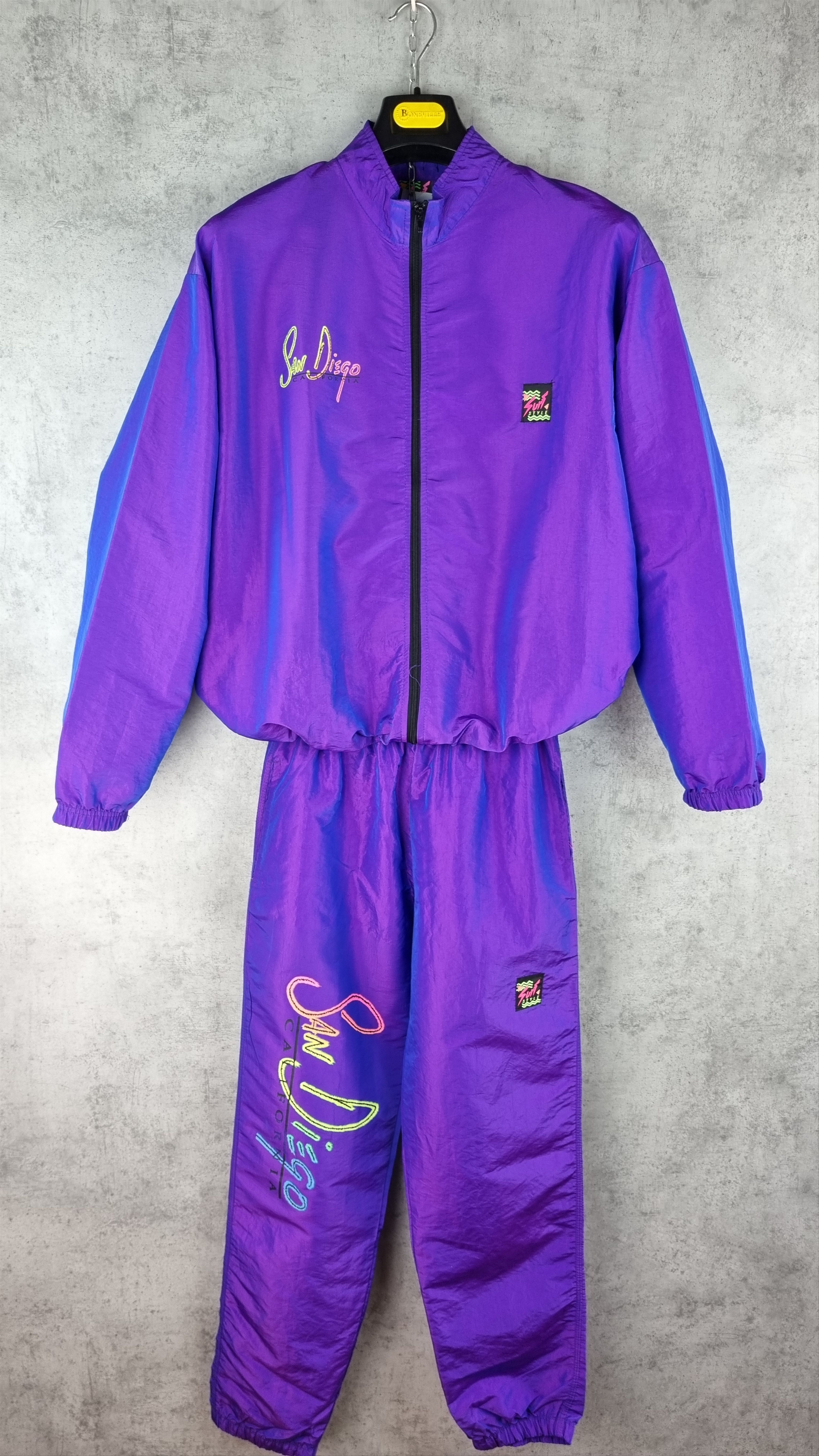 Vintage 90s Surf Style San Diego California Suit Size US M / EU 48-50 / 2 - 2 Thumbnail