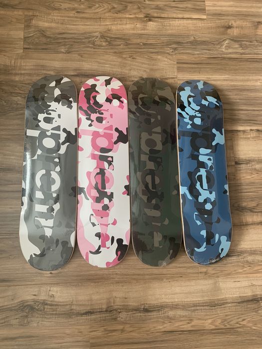 Supreme camo best sale skate deck