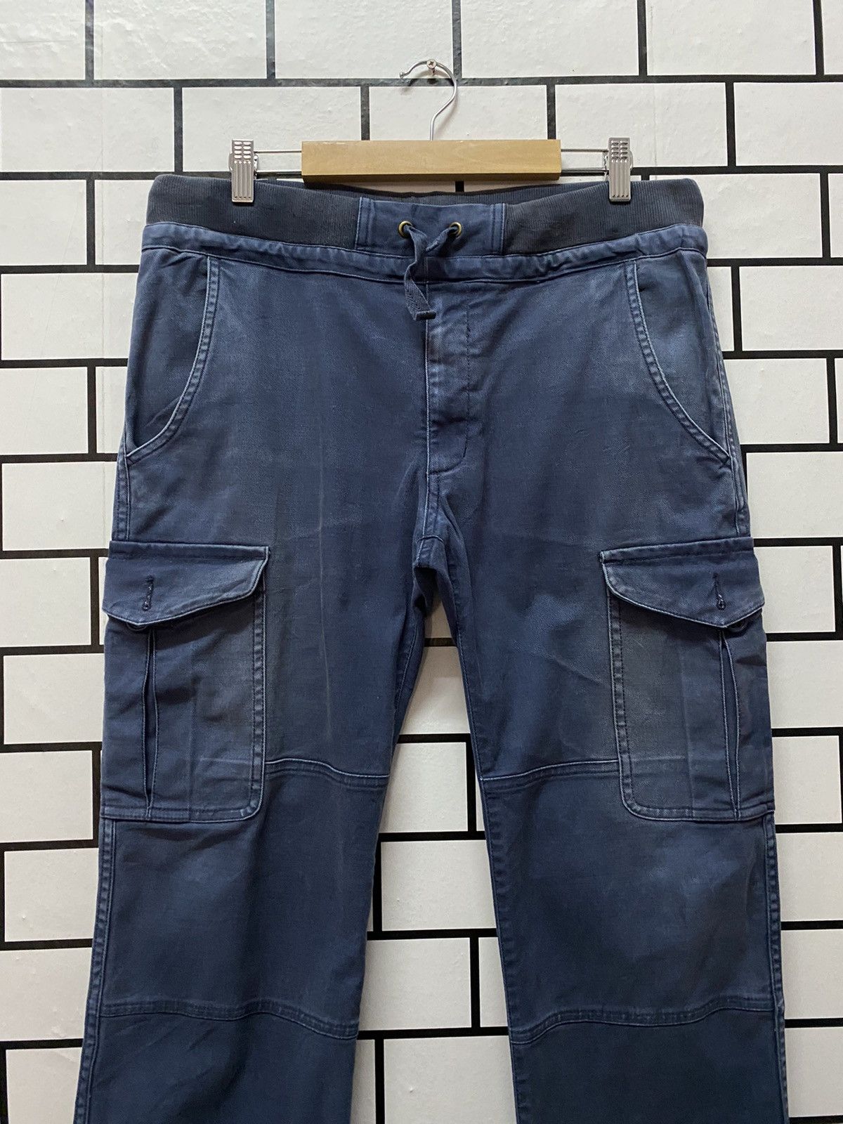 Japanese Brand × Vintage Vintage Global Work japan Cargo Jogger Multi Pocket Pants Size US 33 - 3 Thumbnail