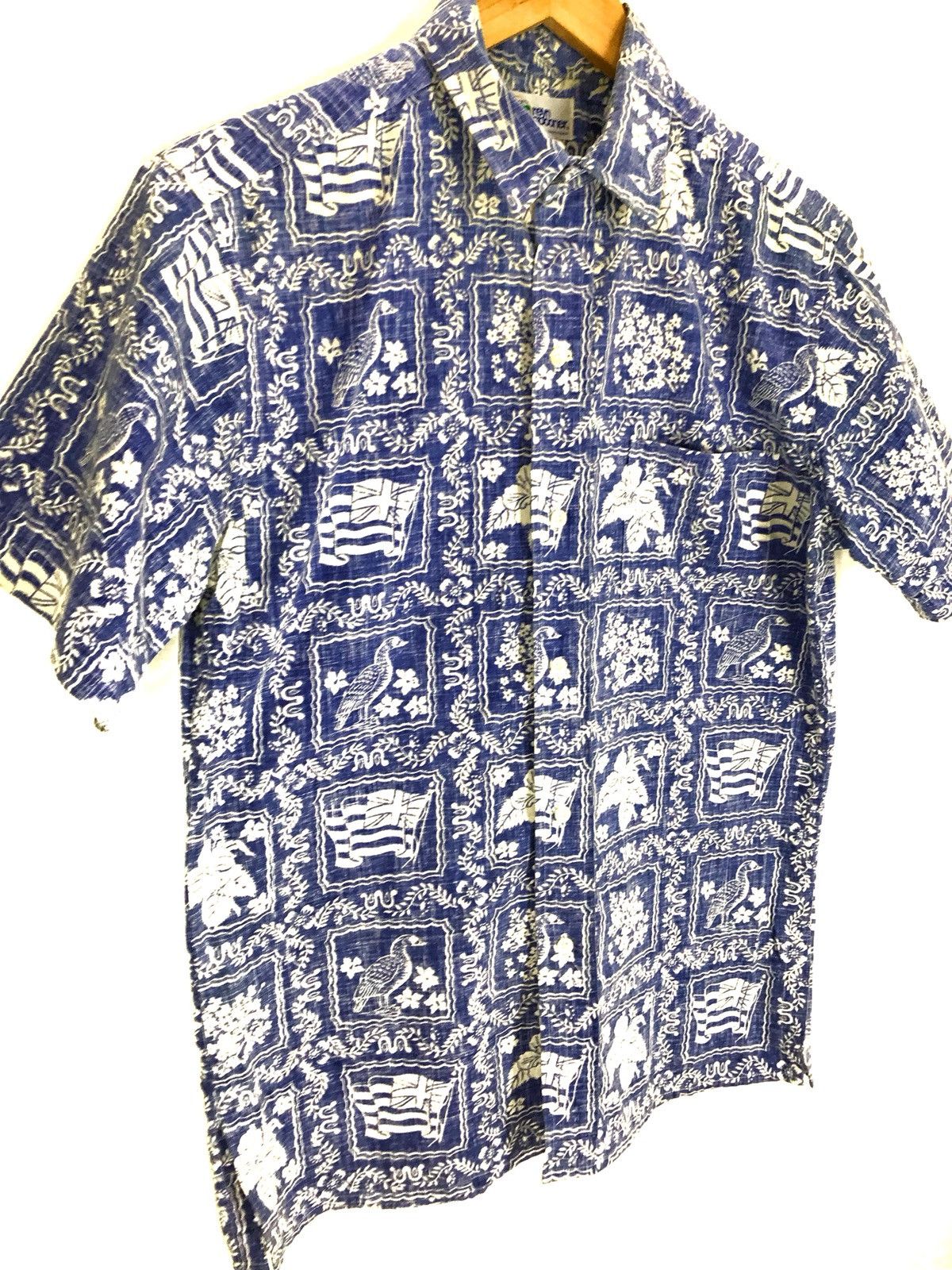 Reyn Spooner Vintage REYN SPOONER Square Pattern Reversed Print Size US S / EU 44-46 / 1 - 2 Thumbnail