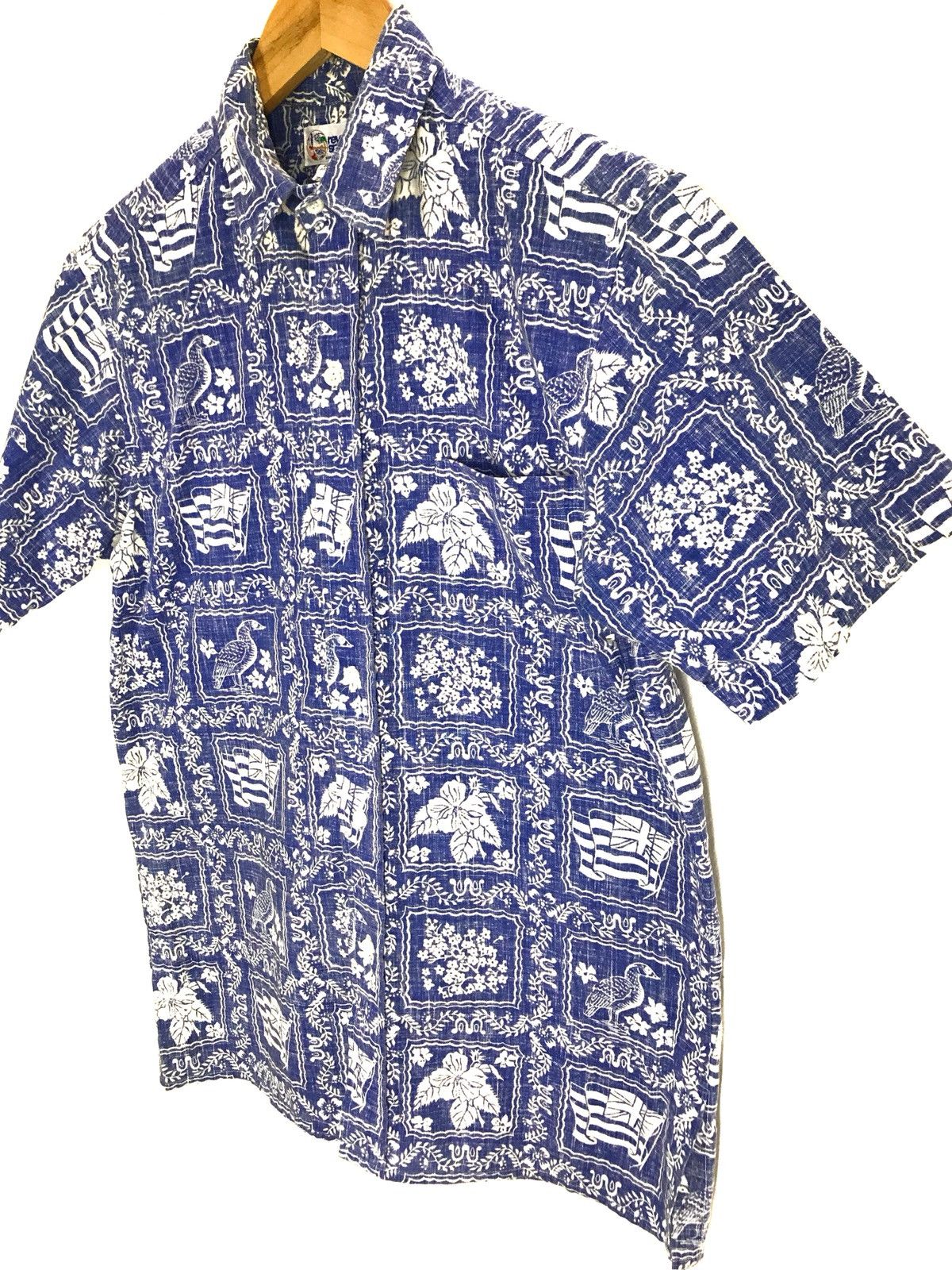 Reyn Spooner Vintage REYN SPOONER Square Pattern Reversed Print Size US S / EU 44-46 / 1 - 3 Thumbnail