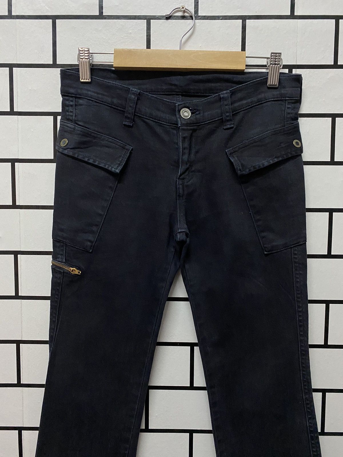 Johnbull × Vintage Vintage Johnbull Cargo Bush Flare Fit Pants Low Rise Size US 28 / EU 44 - 5 Thumbnail