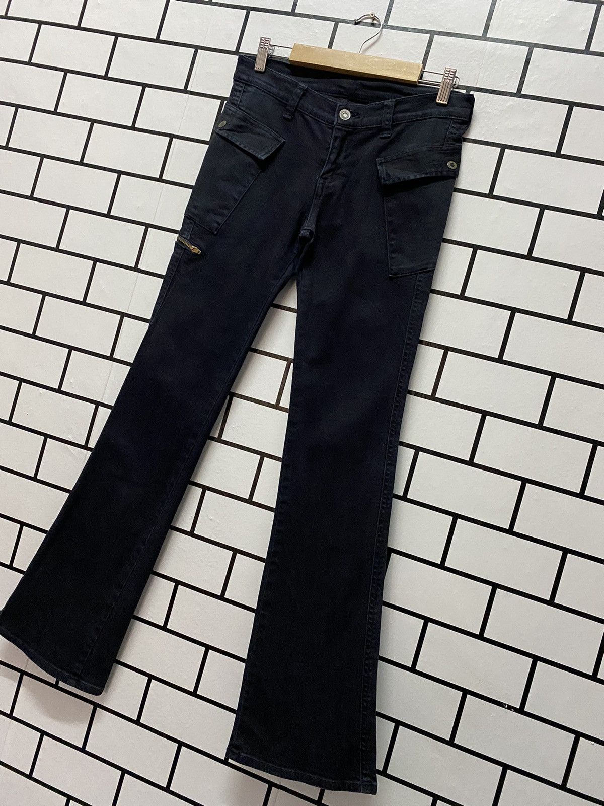 Johnbull × Vintage Vintage Johnbull Cargo Bush Flare Fit Pants Low Rise Size US 28 / EU 44 - 2 Thumbnail