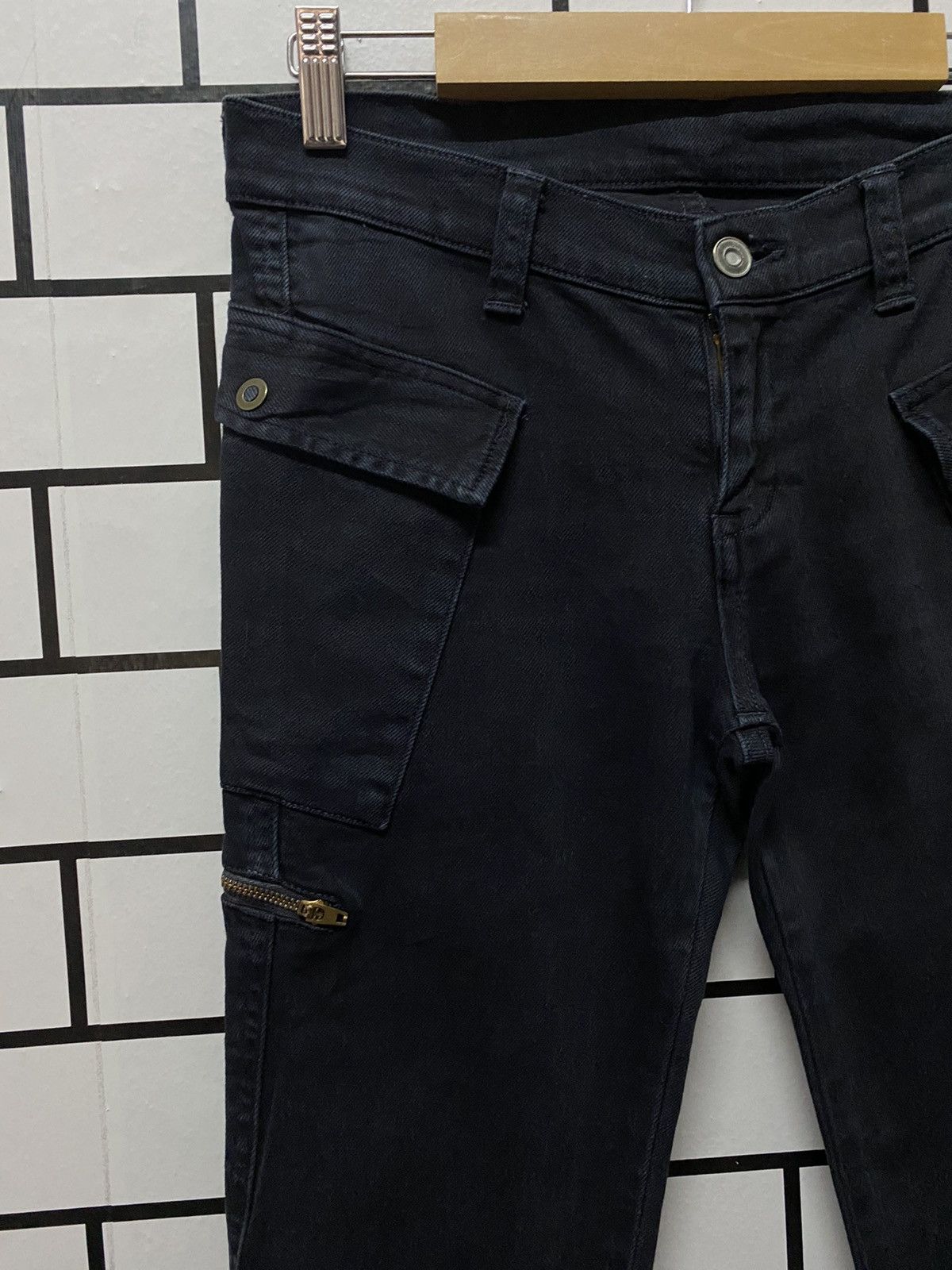 Johnbull × Vintage Vintage Johnbull Cargo Bush Flare Fit Pants Low Rise Size US 28 / EU 44 - 8 Thumbnail