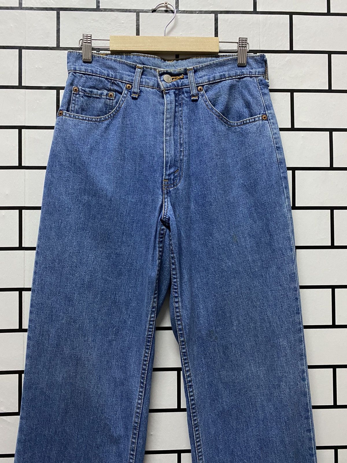 Levi's × Other × Vintage Vintage Levis Buckle Belt White Tag Denim Pants Size US 28 / EU 44 - 8 Thumbnail