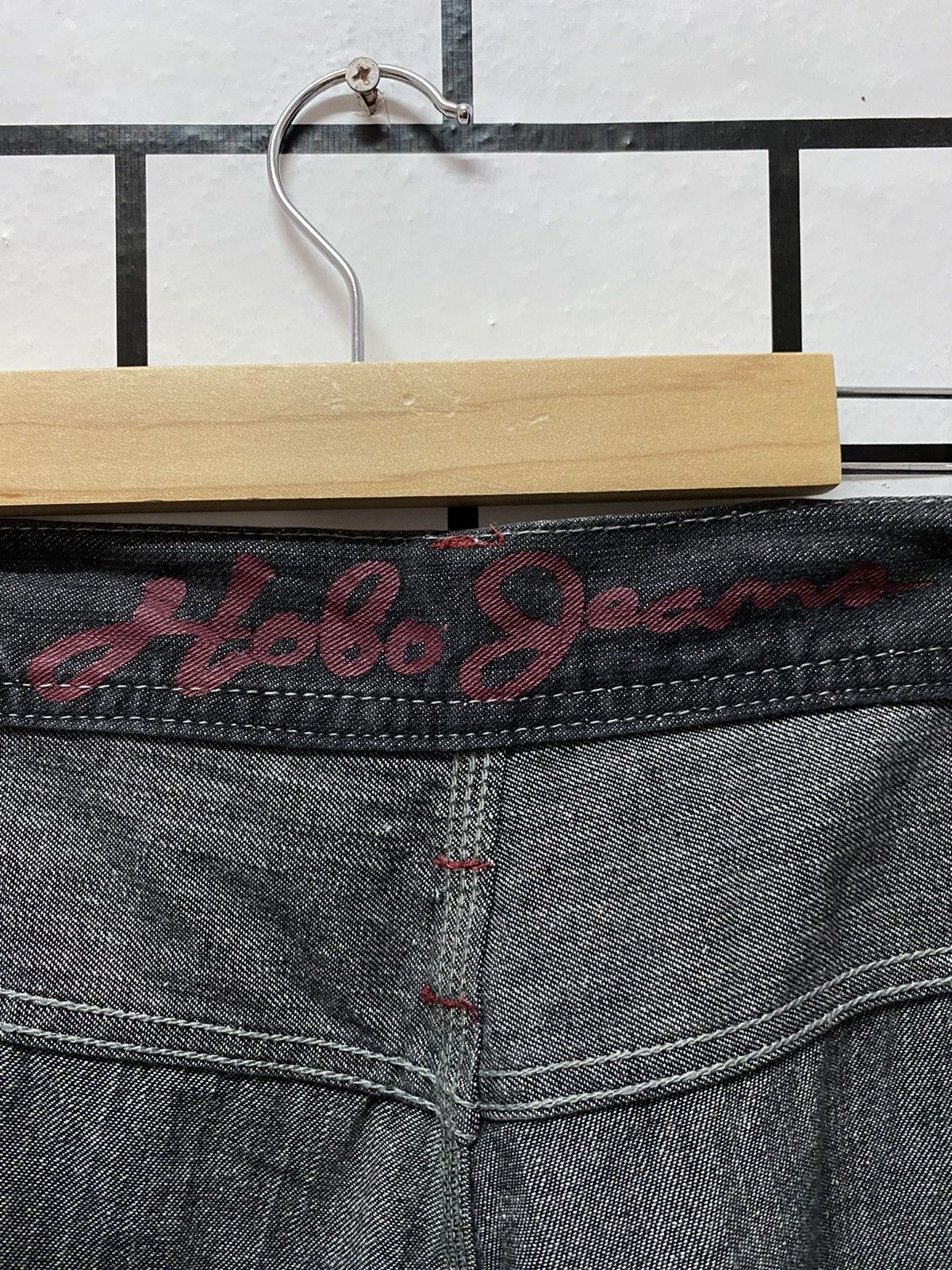 Japanese Brand Vintage Hobo Denim Cargo Pants Baggy Casual Workwear l Size US 33 - 14 Thumbnail