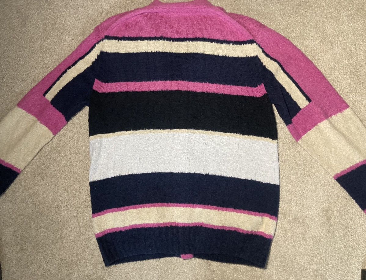 Sacai 2017 Sacai Pink Striped Cardigan 1 Neapolitan Ice Cream S17 Size US S / EU 44-46 / 1 - 2 Thumbnail