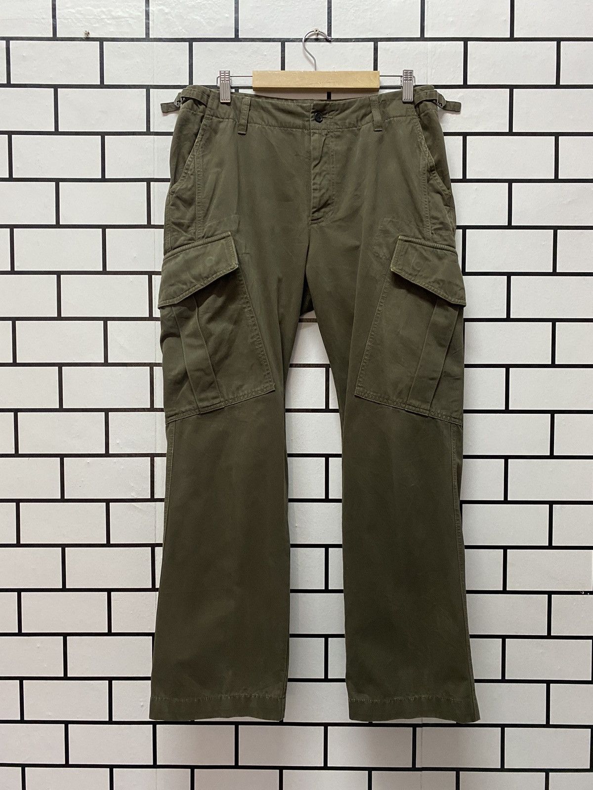 Polo Ralph Lauren Vintage Polo Ralph Lauren Cargo Big Pocket Tactical Pants Size US 31 - 1 Thumbnail