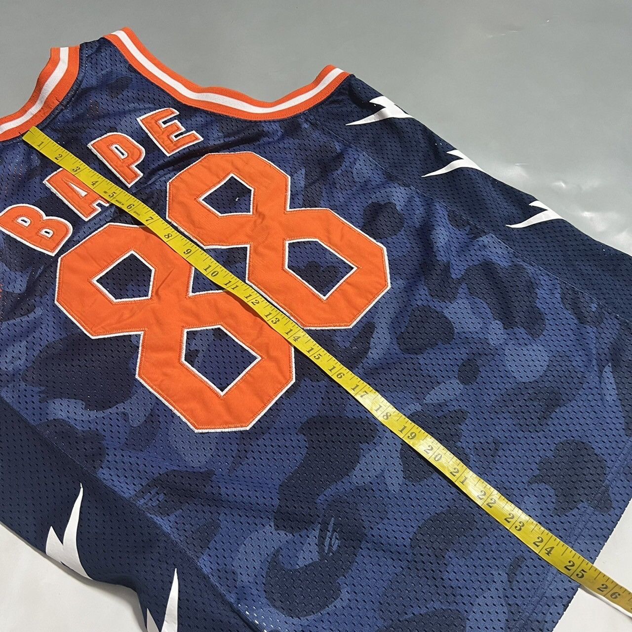 Bape BAPE basketball jersey blue camo Size US M / EU 48-50 / 2 - 8 Thumbnail