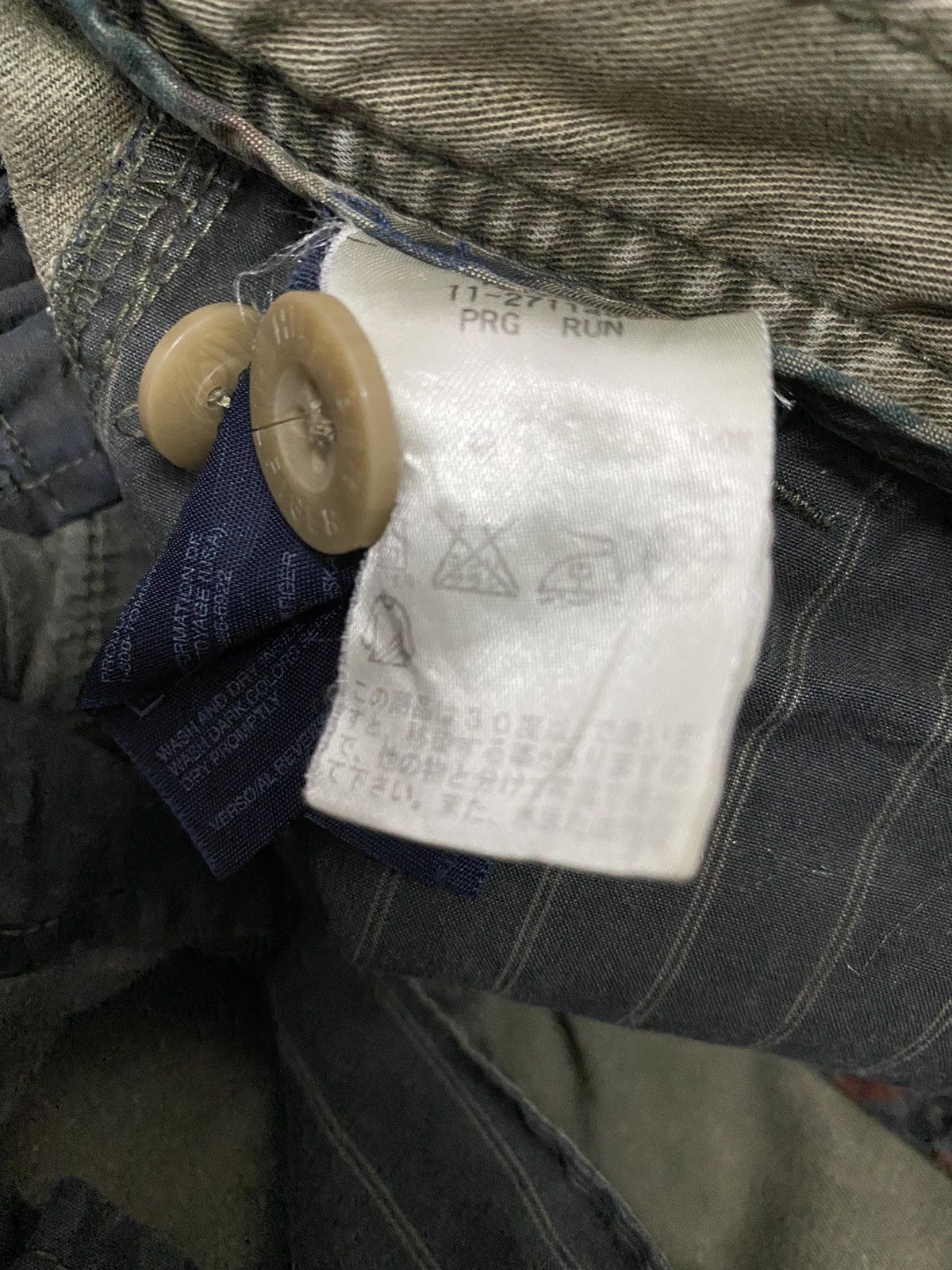 Tommy Hilfiger × Vintage Vintage Tommy Hilfiger Faded Green Cargo Multi Pocket Pants Size US 32 / EU 48 - 16 Thumbnail
