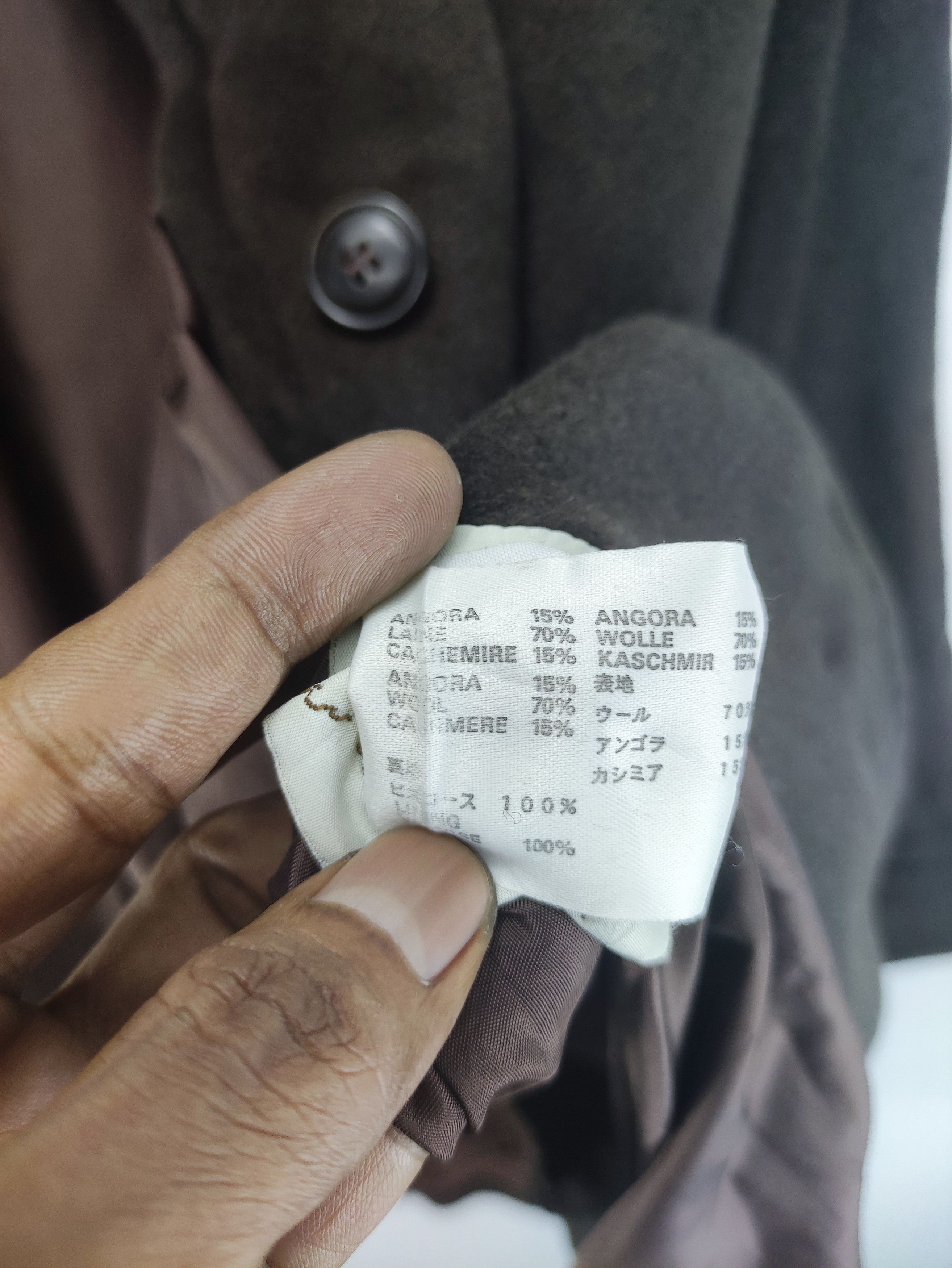 Vintage Vintage Wool Coat Jacket Button Up By Feminella Size US XXL / EU 58 / 5 - 9 Thumbnail