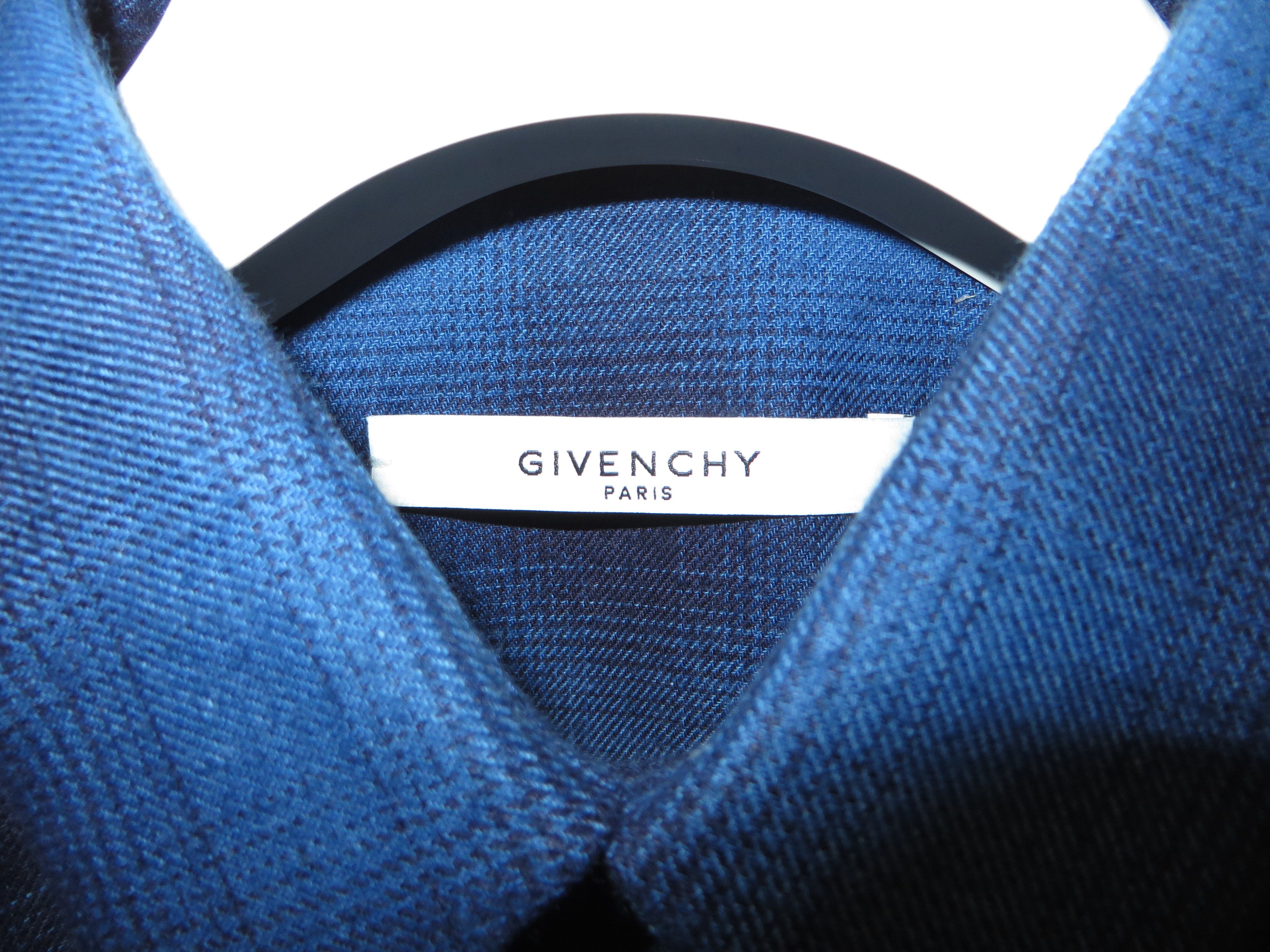 Givenchy Flannel shirt with leather strap Size US S / EU 44-46 / 1 - 3 Thumbnail
