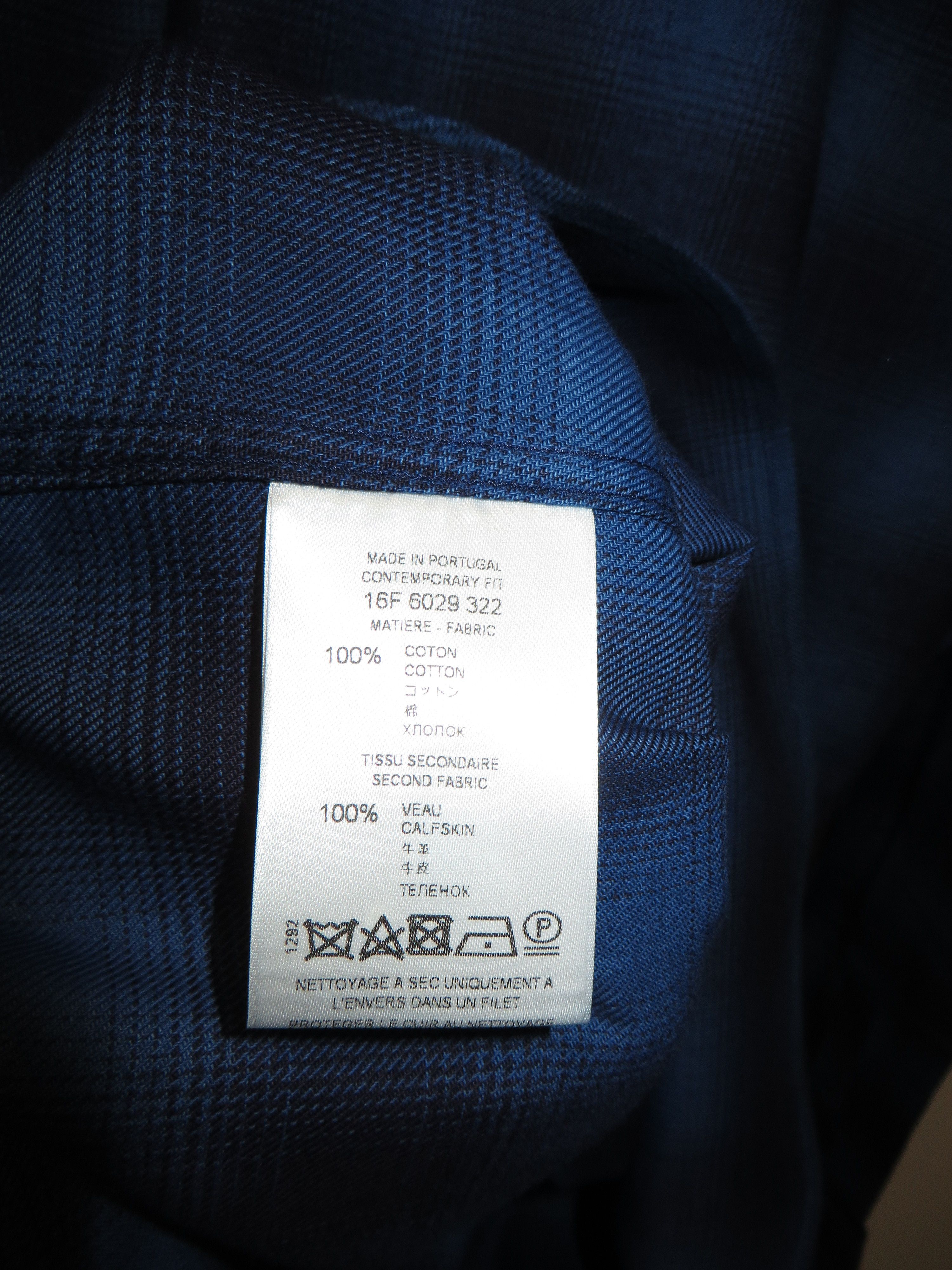 Givenchy Flannel shirt with leather strap Size US S / EU 44-46 / 1 - 9 Thumbnail