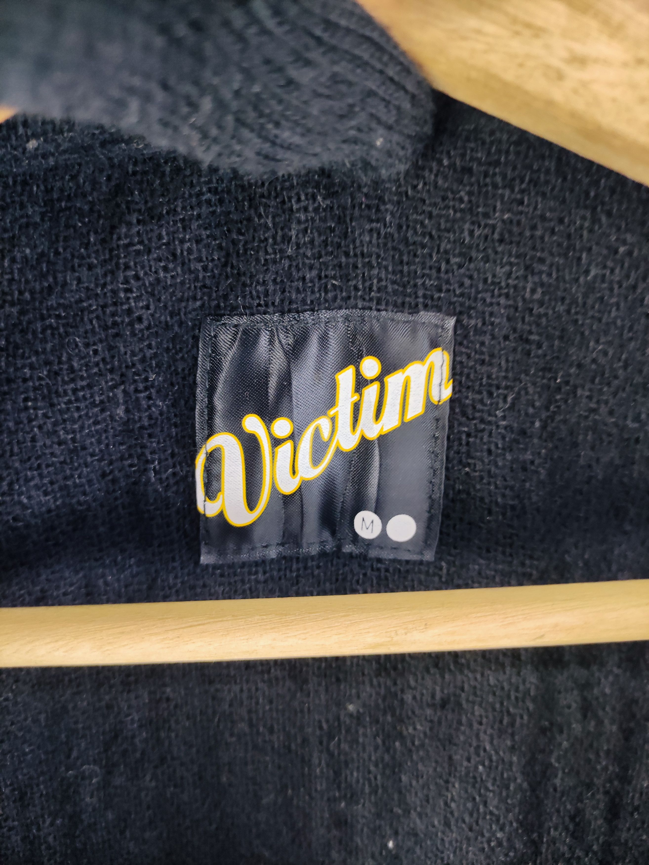 Japanese Brand Vintage Victim Wool Motorcycle Style Jacket Zipper Size S / US 4 / IT 40 - 3 Thumbnail
