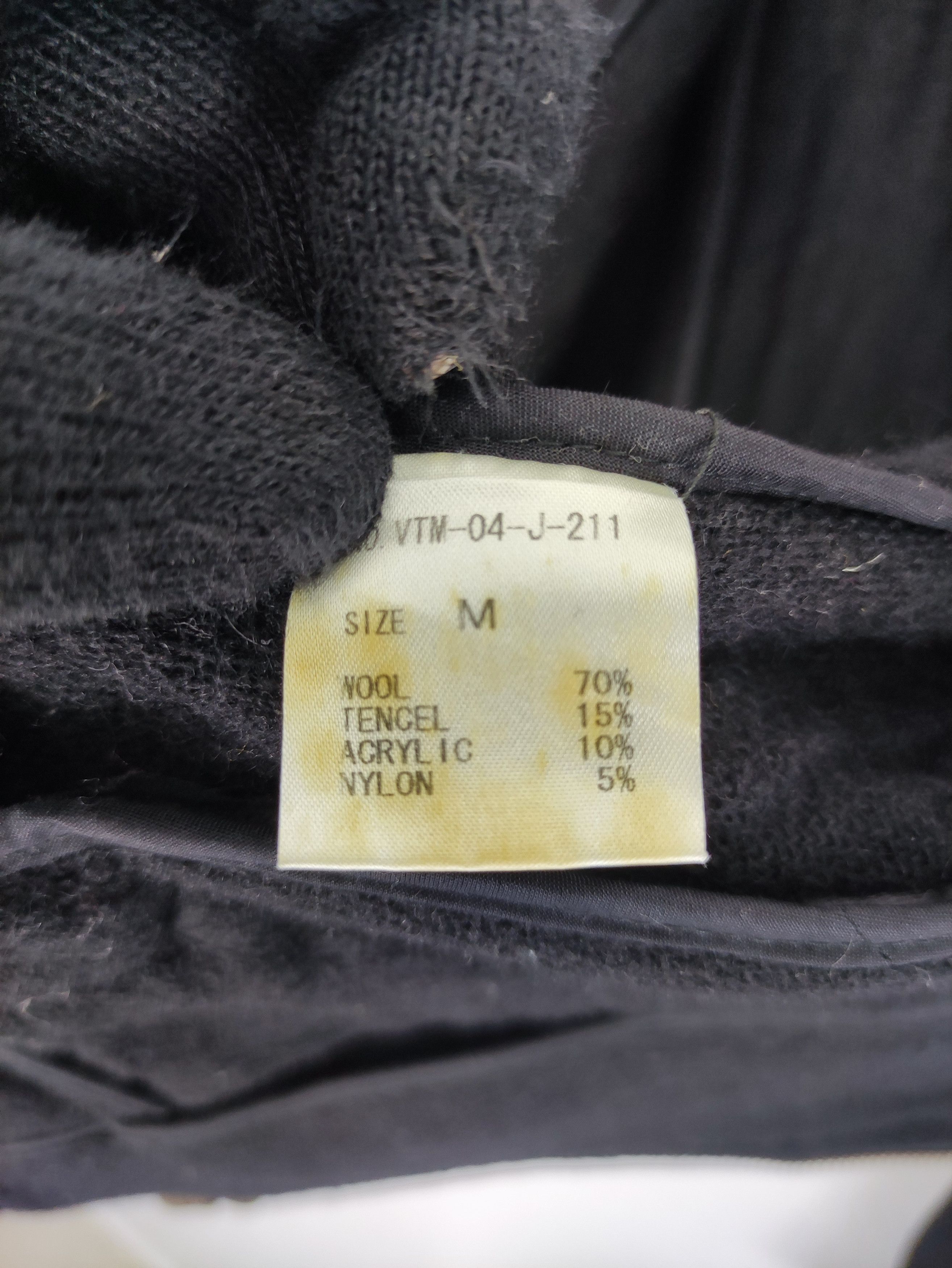 Japanese Brand Vintage Victim Wool Motorcycle Style Jacket Zipper Size S / US 4 / IT 40 - 8 Thumbnail