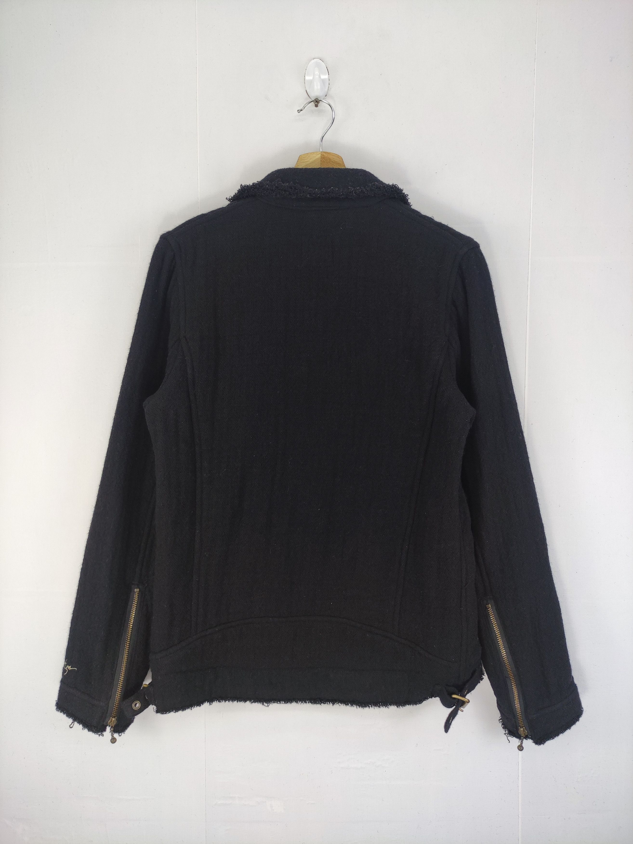 Japanese Brand Vintage Victim Wool Motorcycle Style Jacket Zipper Size S / US 4 / IT 40 - 9 Thumbnail