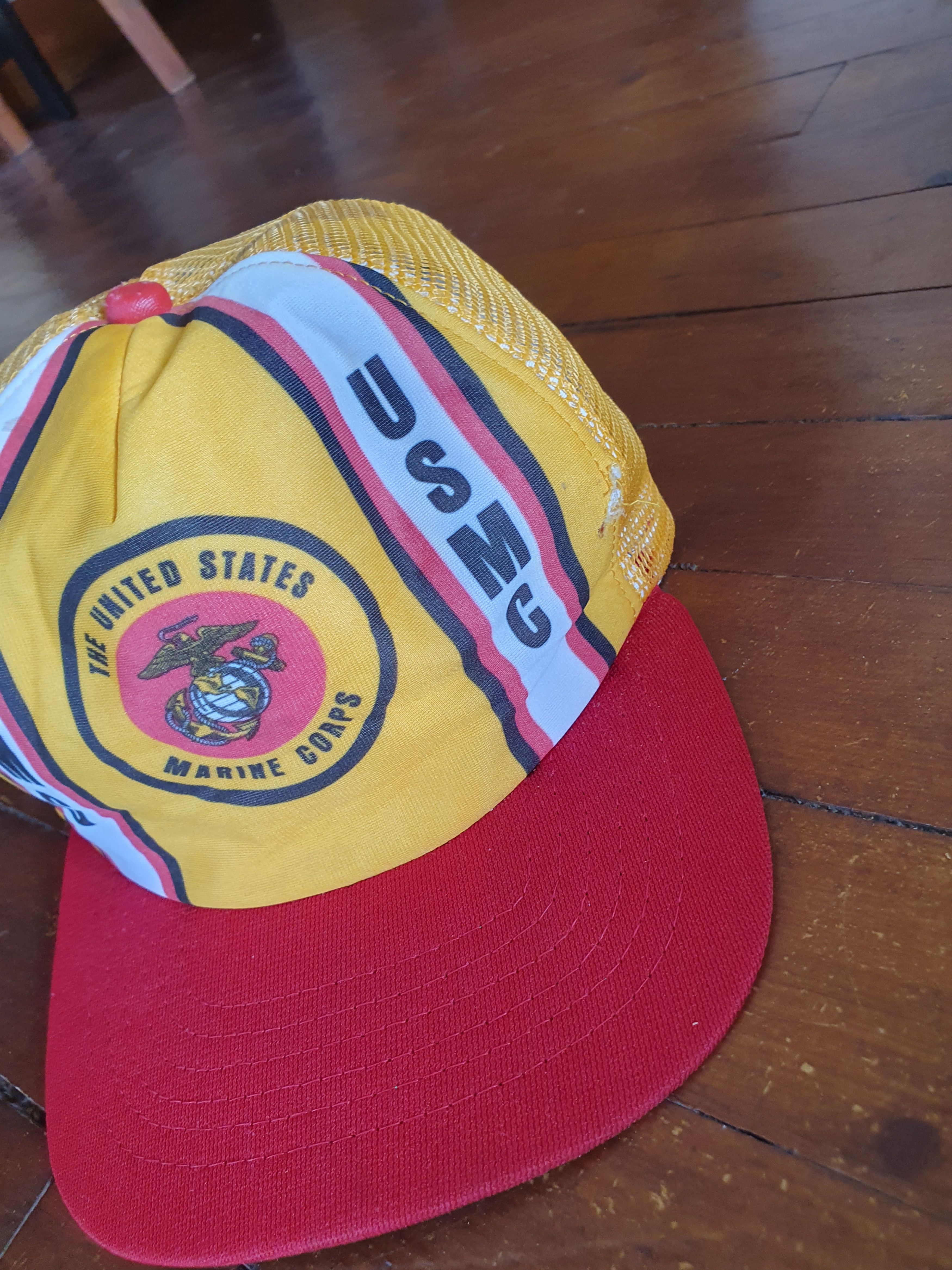 New Era × Vintage United States Marine Corps Vtg NewEra Made in USA snapback Size ONE SIZE - 4 Thumbnail