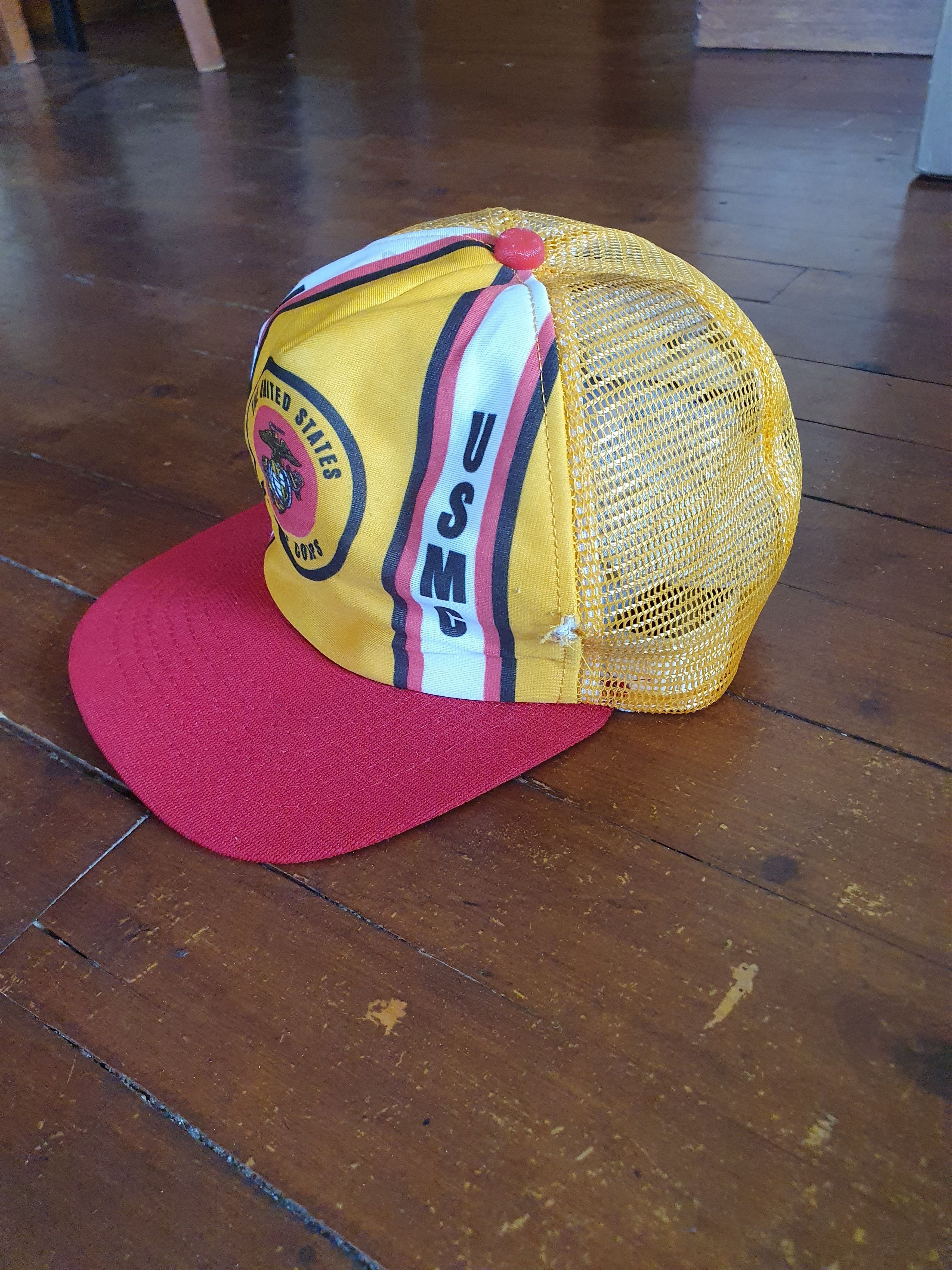 New Era × Vintage United States Marine Corps Vtg NewEra Made in USA snapback Size ONE SIZE - 7 Thumbnail
