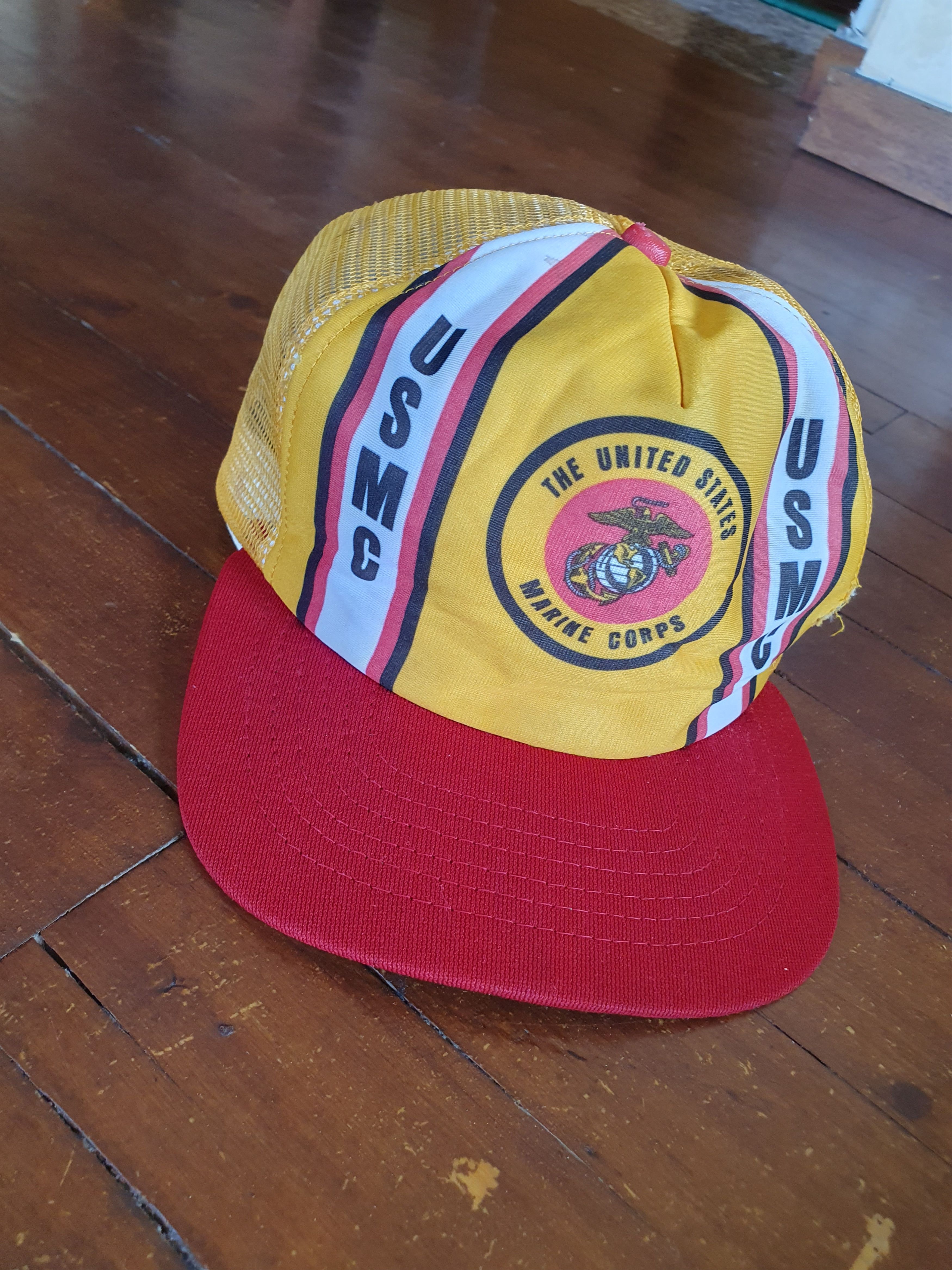 New Era × Vintage United States Marine Corps Vtg NewEra Made in USA snapback Size ONE SIZE - 2 Thumbnail