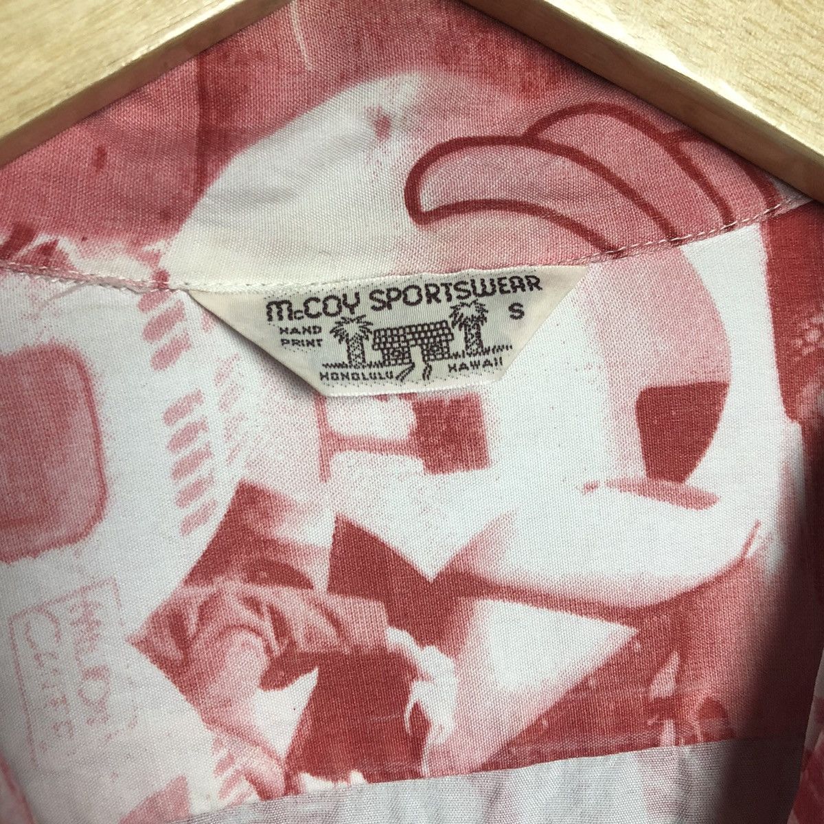 The Real McCoy's McCoy Sportswear Hand Print Hawaii Shirt Size US S / EU 44-46 / 1 - 4 Thumbnail