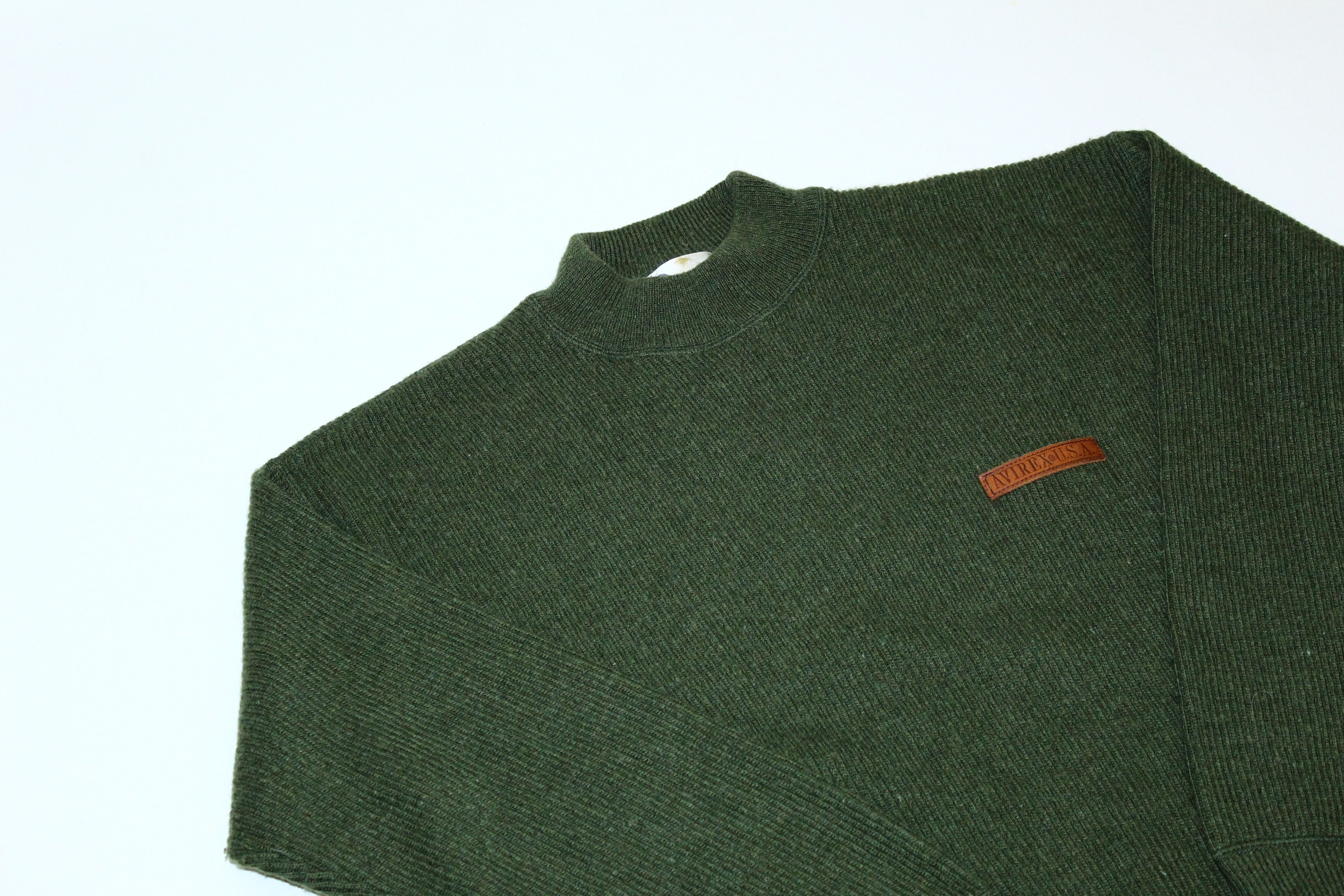 Avirex 🔥Avirex Varsity Blend Knit Sweater.Made in France Size US M / EU 48-50 / 2 - 2 Thumbnail