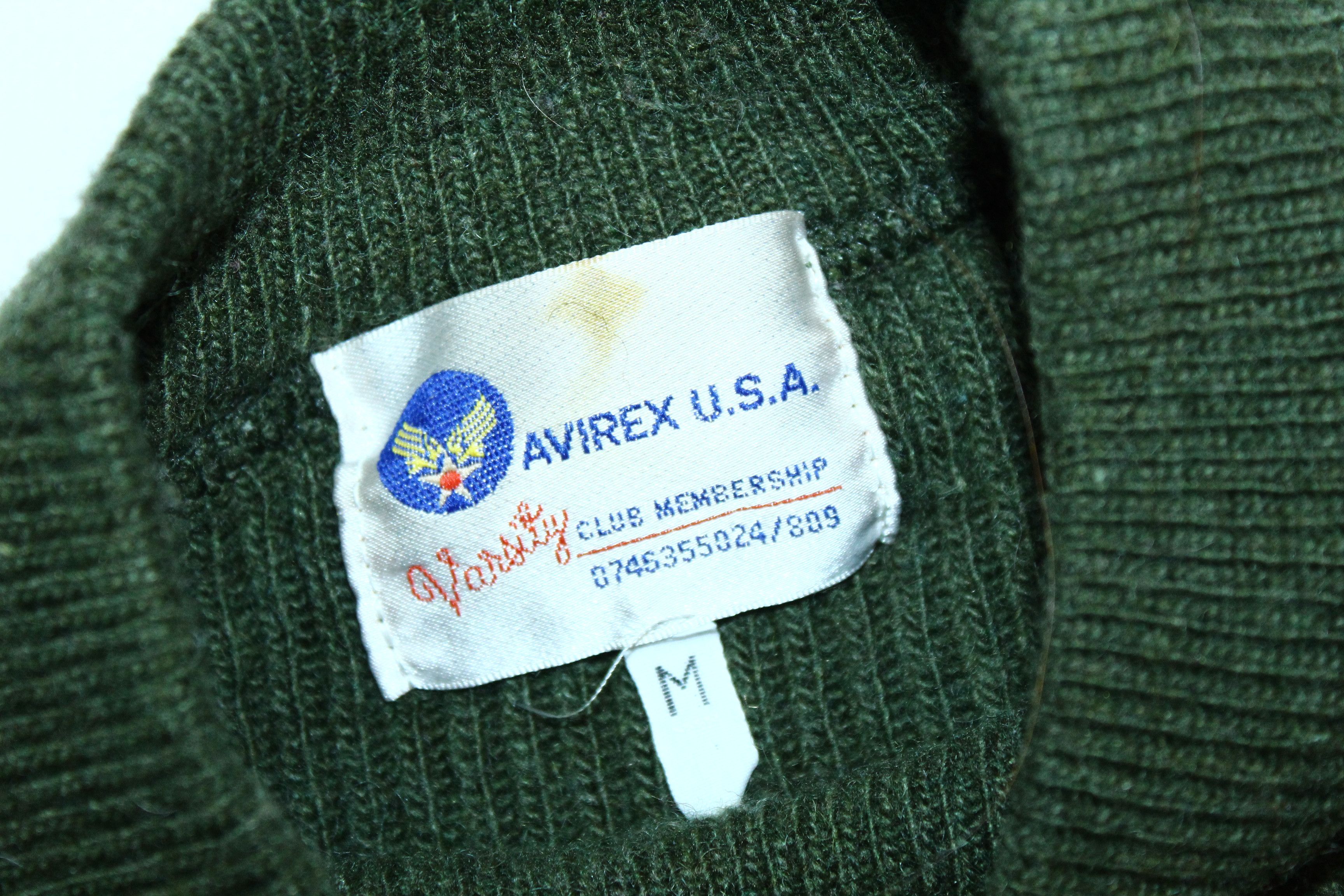 Avirex 🔥Avirex Varsity Blend Knit Sweater.Made in France Size US M / EU 48-50 / 2 - 3 Thumbnail
