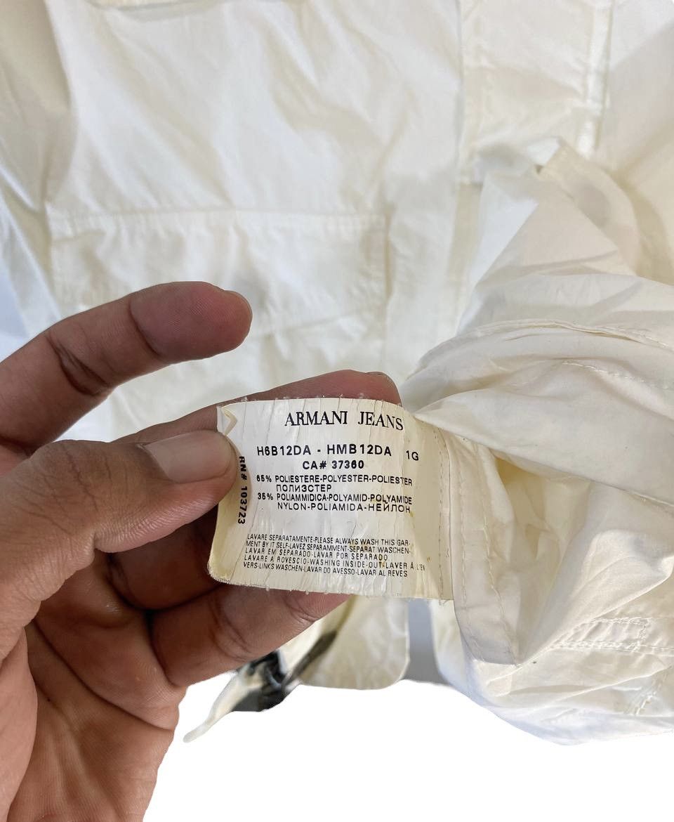Armani Armani Jeans Italian designer White Jacket Very Nice Design Size US S / EU 44-46 / 1 - 8 Thumbnail