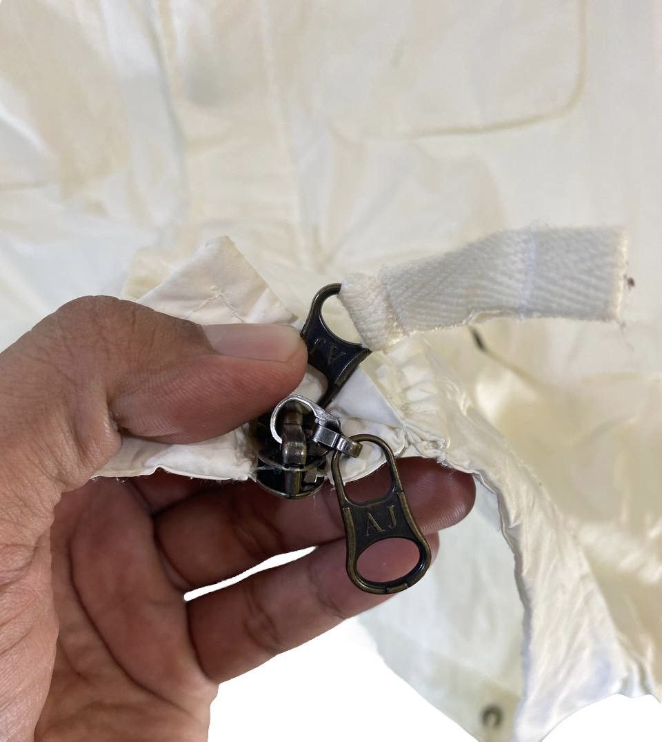 Armani Armani Jeans Italian designer White Jacket Very Nice Design Size US S / EU 44-46 / 1 - 7 Thumbnail