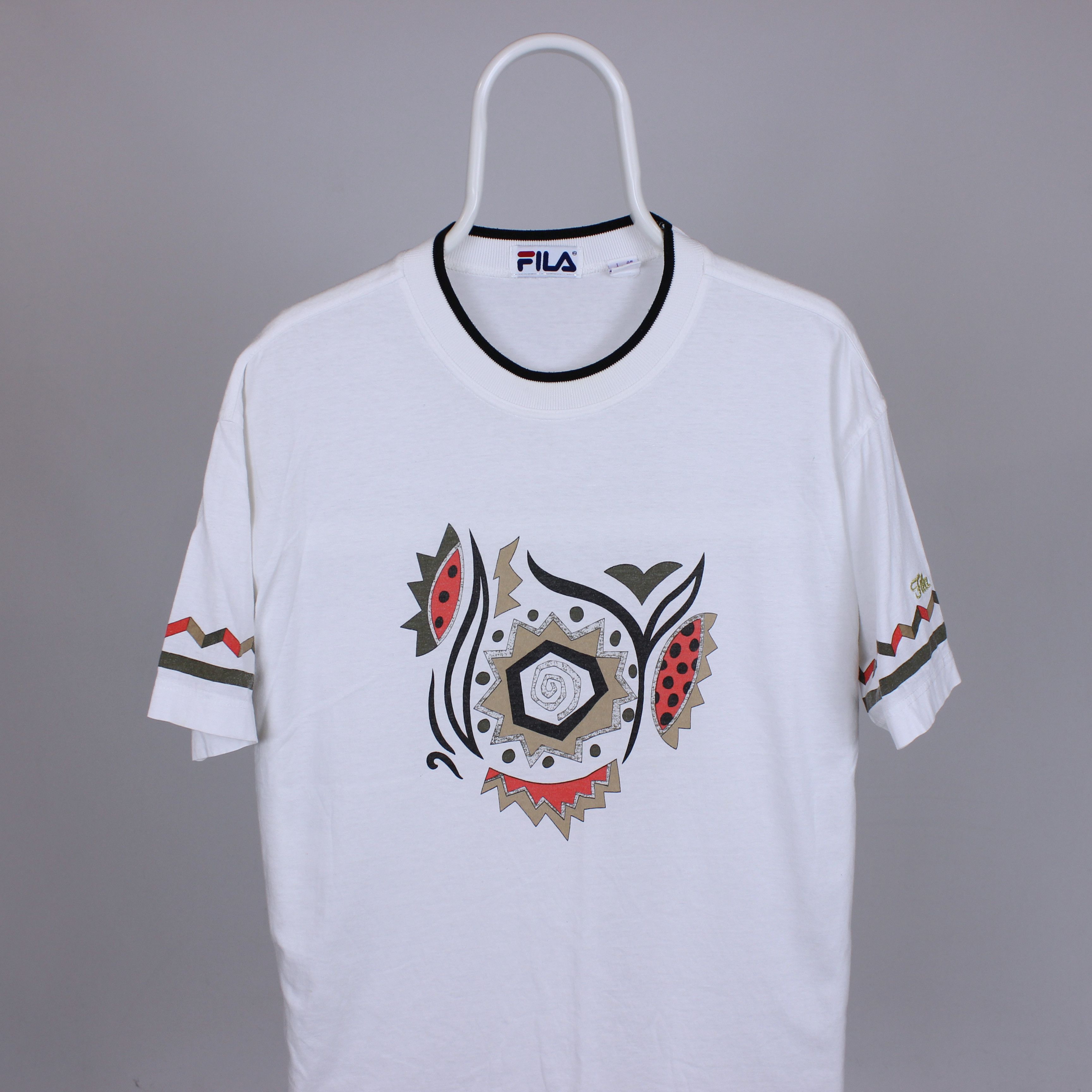 Fila Vintage Fila rarity t shirt big logo rare vintage Size US M / EU 48-50 / 2 - 1 Thumbnail