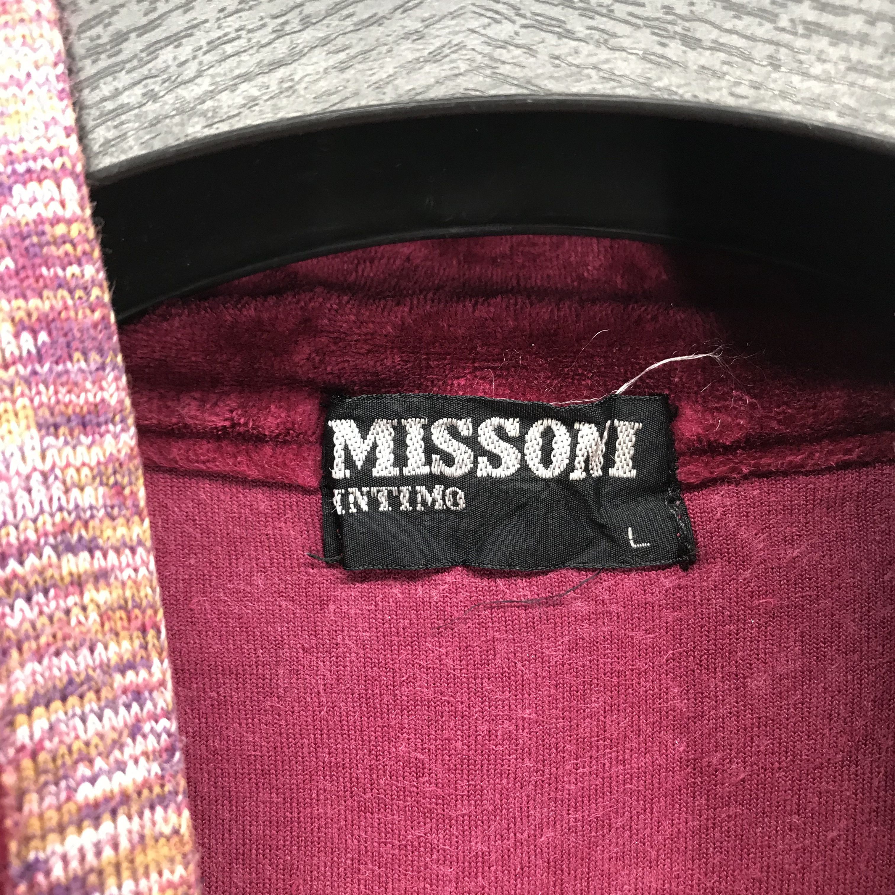 Missoni Missoni Intimo Quarter Sleeve Pink Velvet Sweater #2826-109 Size L / US 10 / IT 46 - 5 Thumbnail