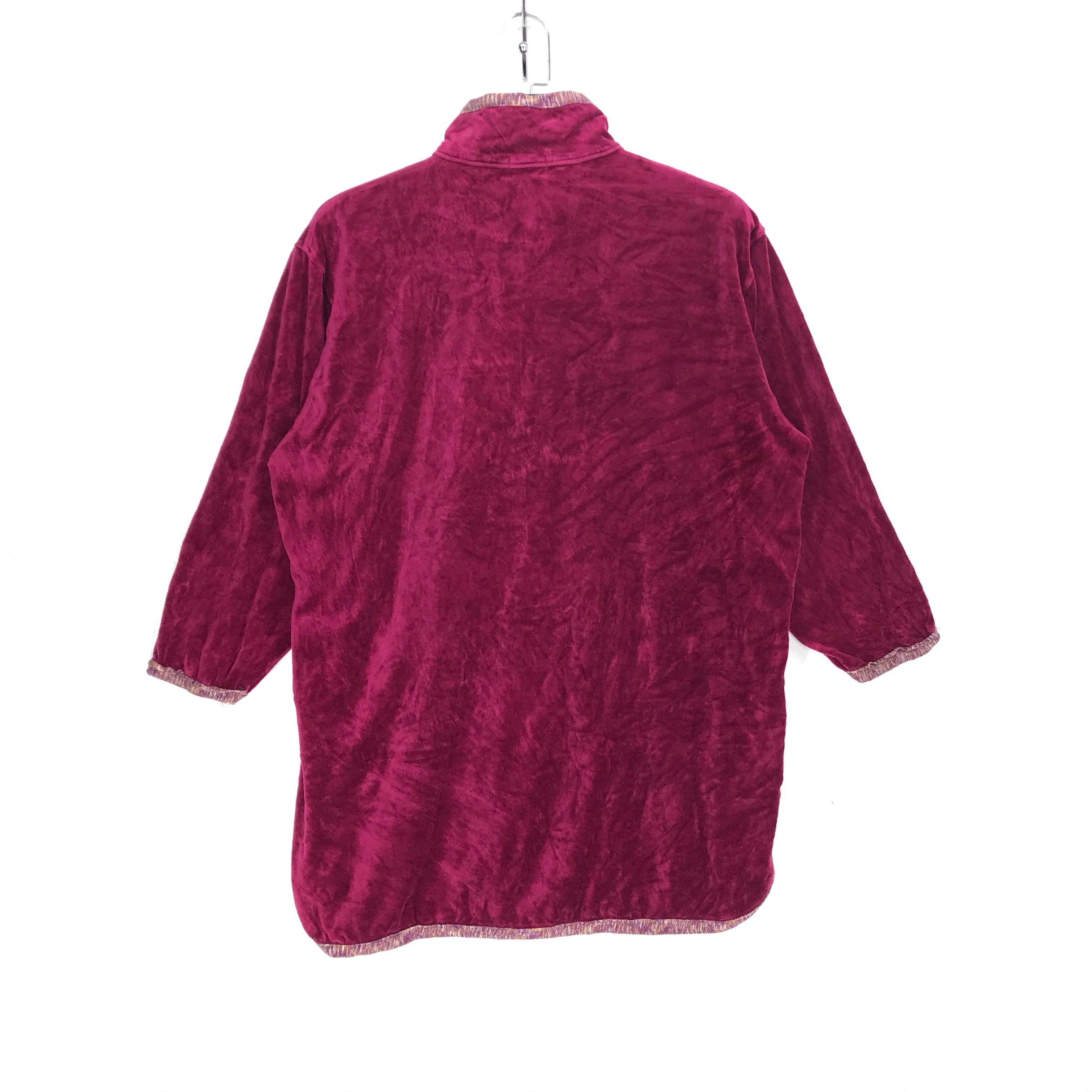 Missoni Missoni Intimo Quarter Sleeve Pink Velvet Sweater #2826-109 Size L / US 10 / IT 46 - 7 Thumbnail
