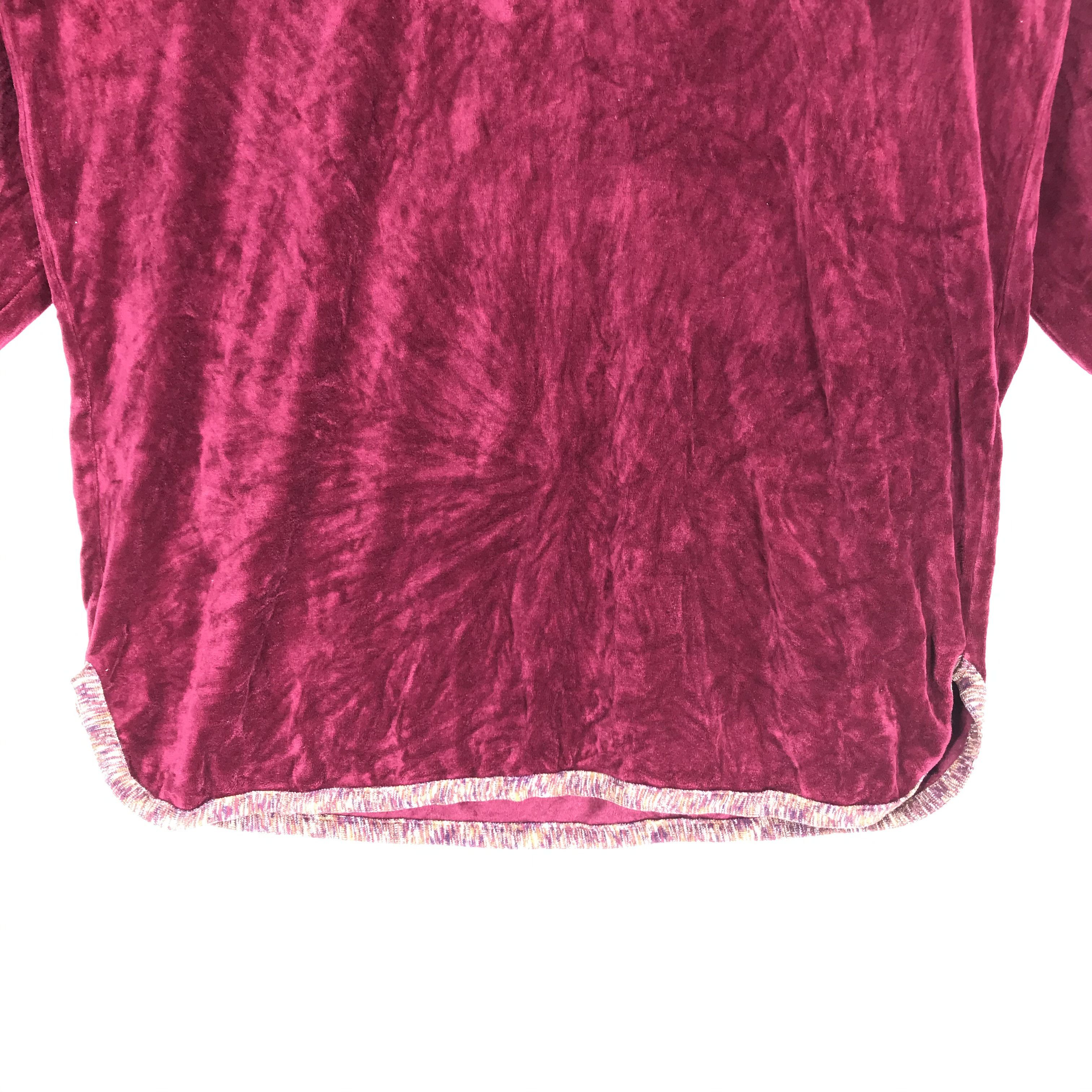 Missoni Missoni Intimo Quarter Sleeve Pink Velvet Sweater #2826-109 Size L / US 10 / IT 46 - 3 Thumbnail