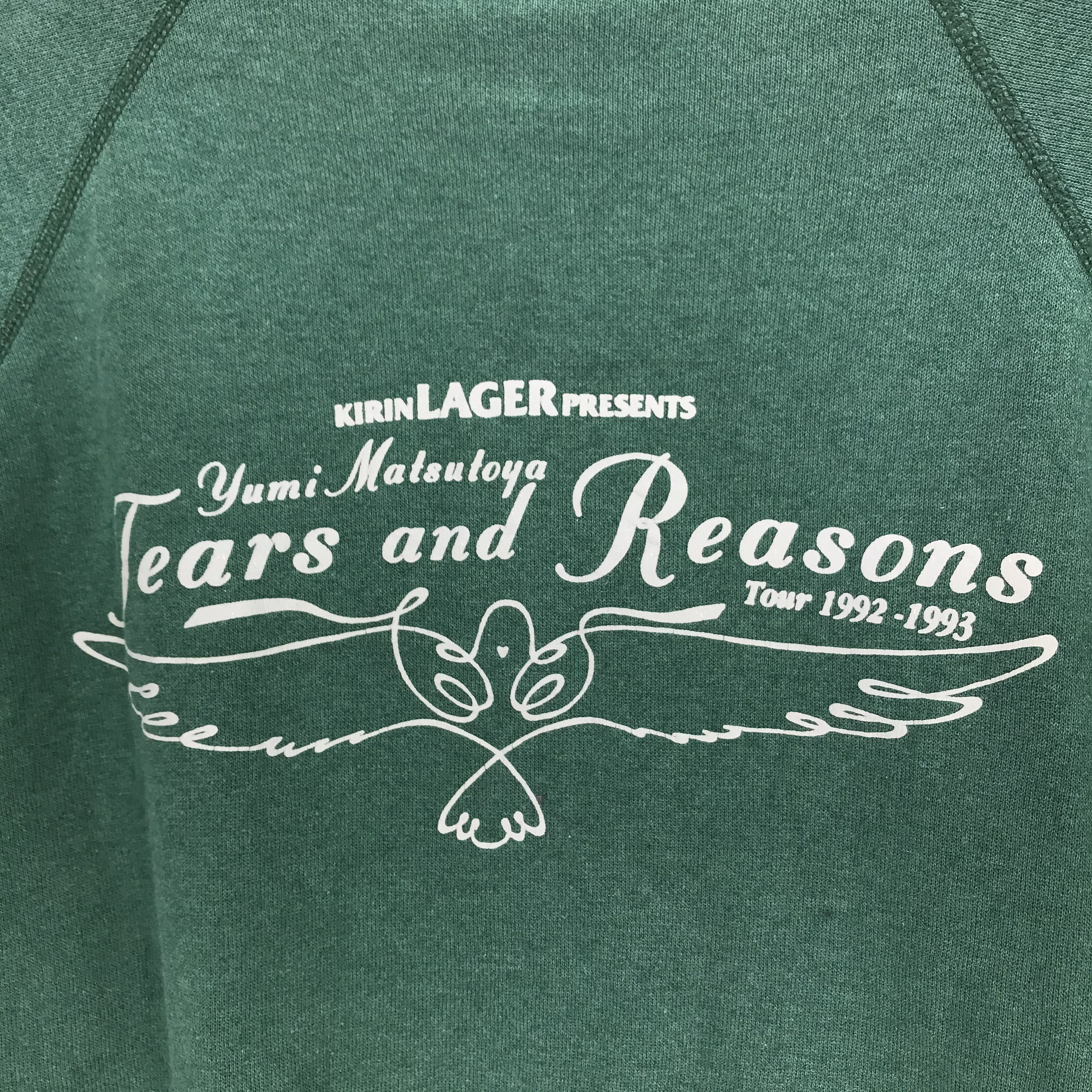 Hanes Yumi Matsutoya Tears & Reasons Tour 92-93 Sweater #2817-109 Size US L / EU 52-54 / 3 - 2 Thumbnail