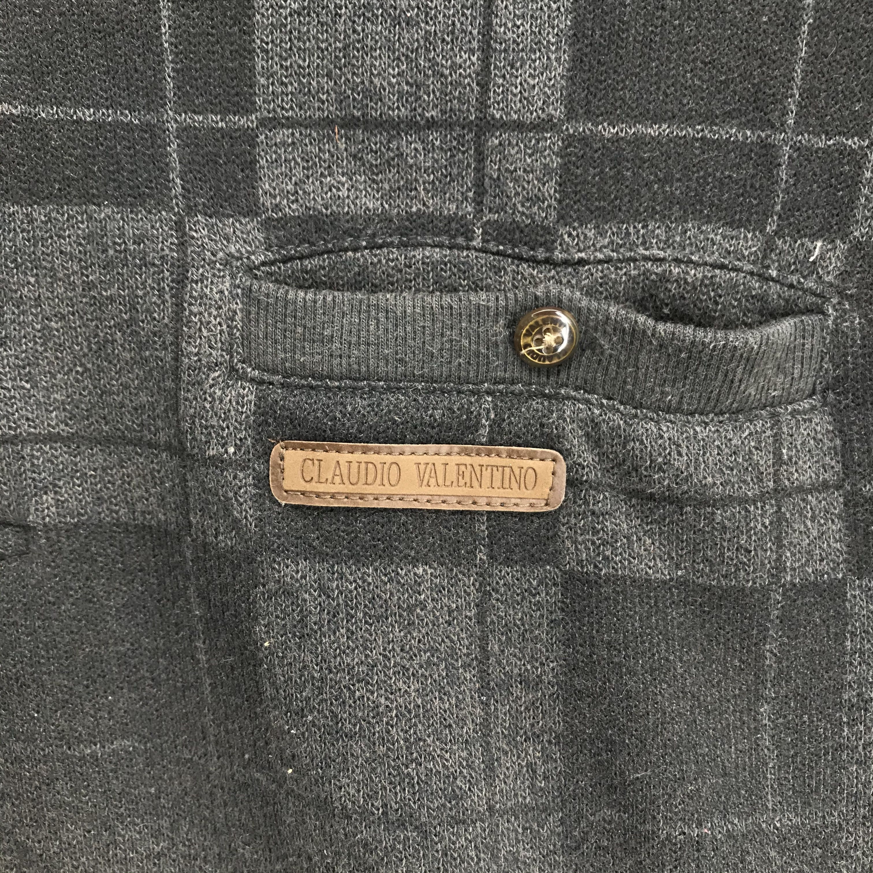 Valentino Claudio Valentino Single Pocket Collar Sweatshirt #2858-110 Size US M / EU 48-50 / 2 - 3 Thumbnail