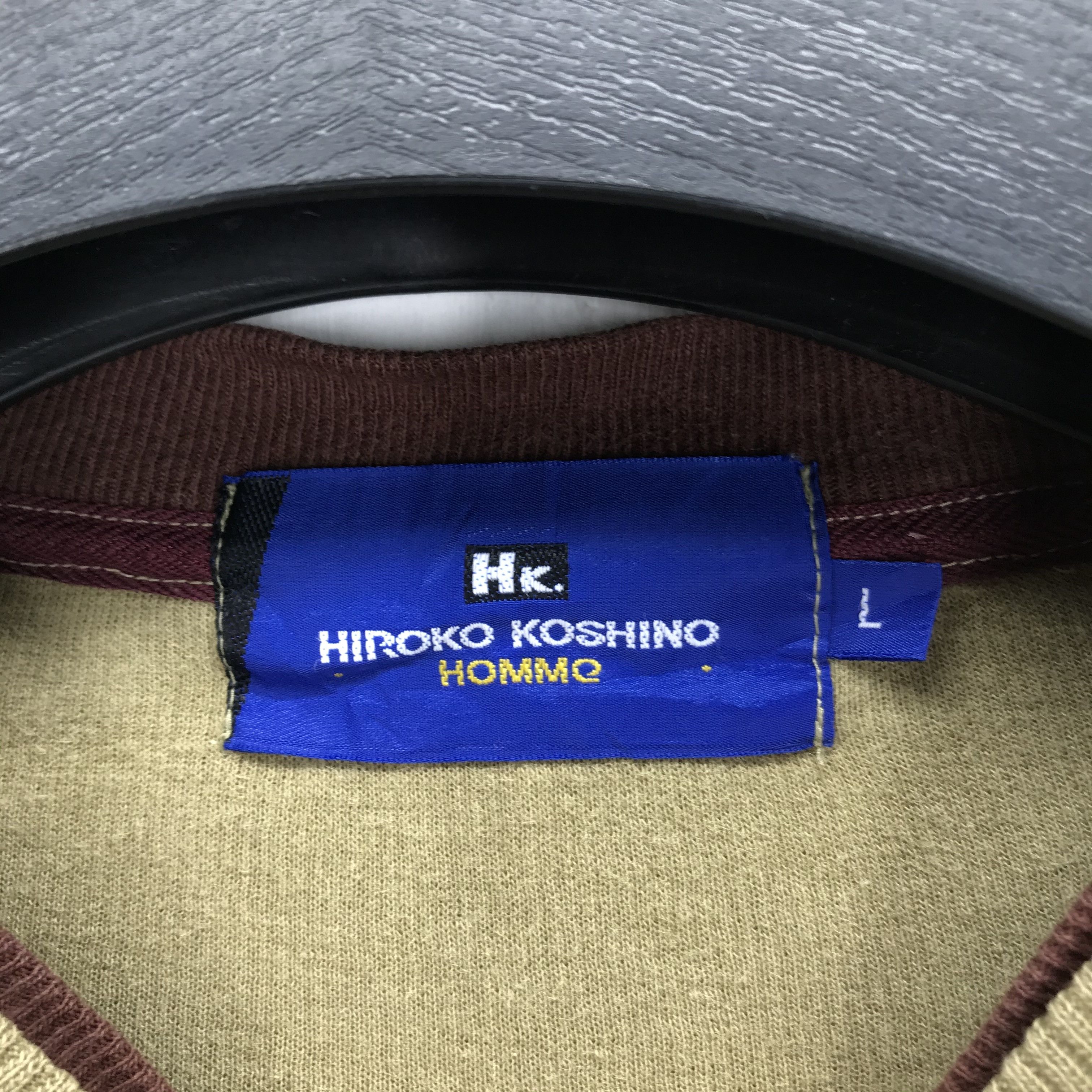 Hiroko Koshino Homme Hiroko Koshino Homme Big Logo Sweatshirt #2856-110 Size US L / EU 52-54 / 3 - 5 Thumbnail