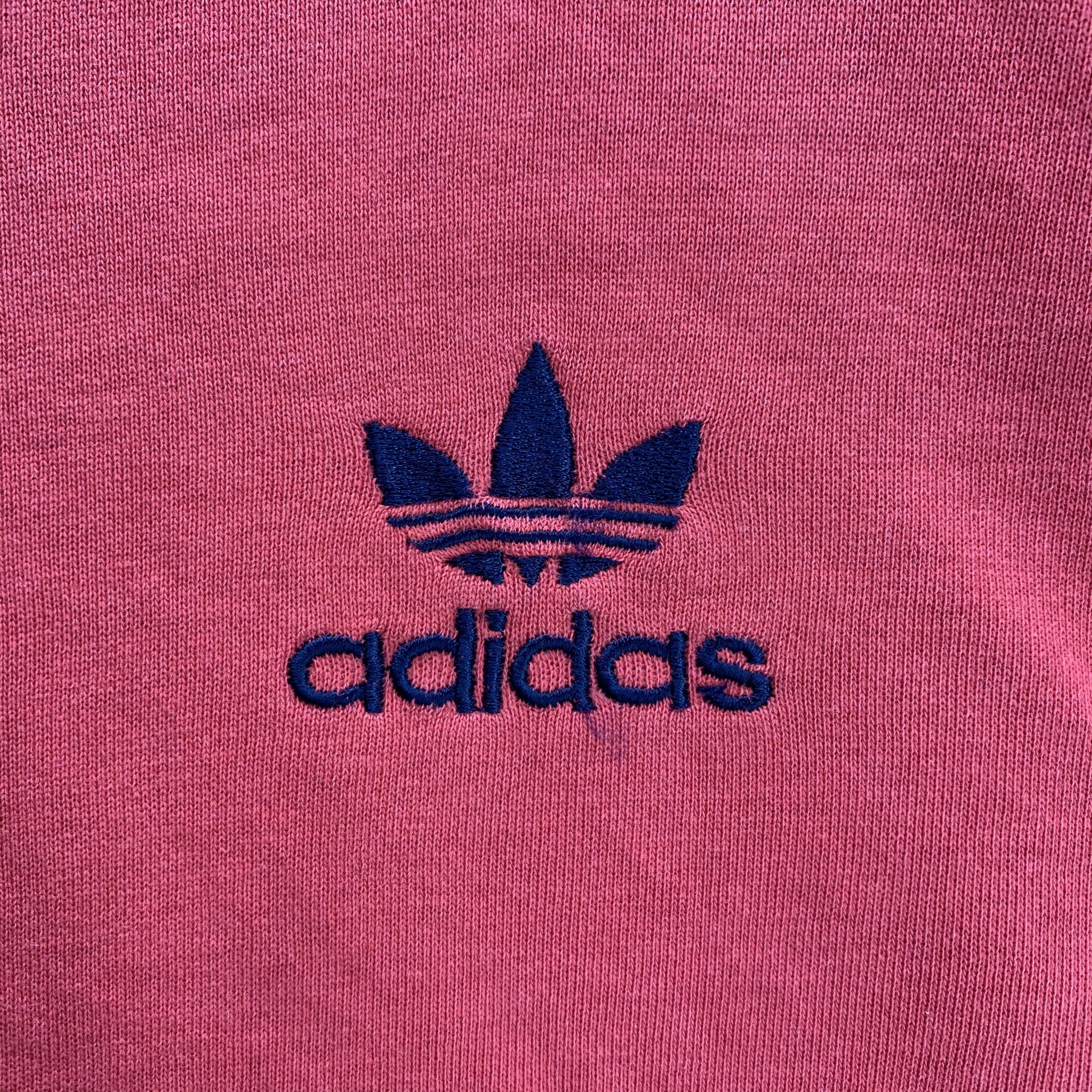 Adidas Vintage 90s Adidas Embroidery Logo Red Sweatshirts #2968-111 Size US M / EU 48-50 / 2 - 3 Thumbnail