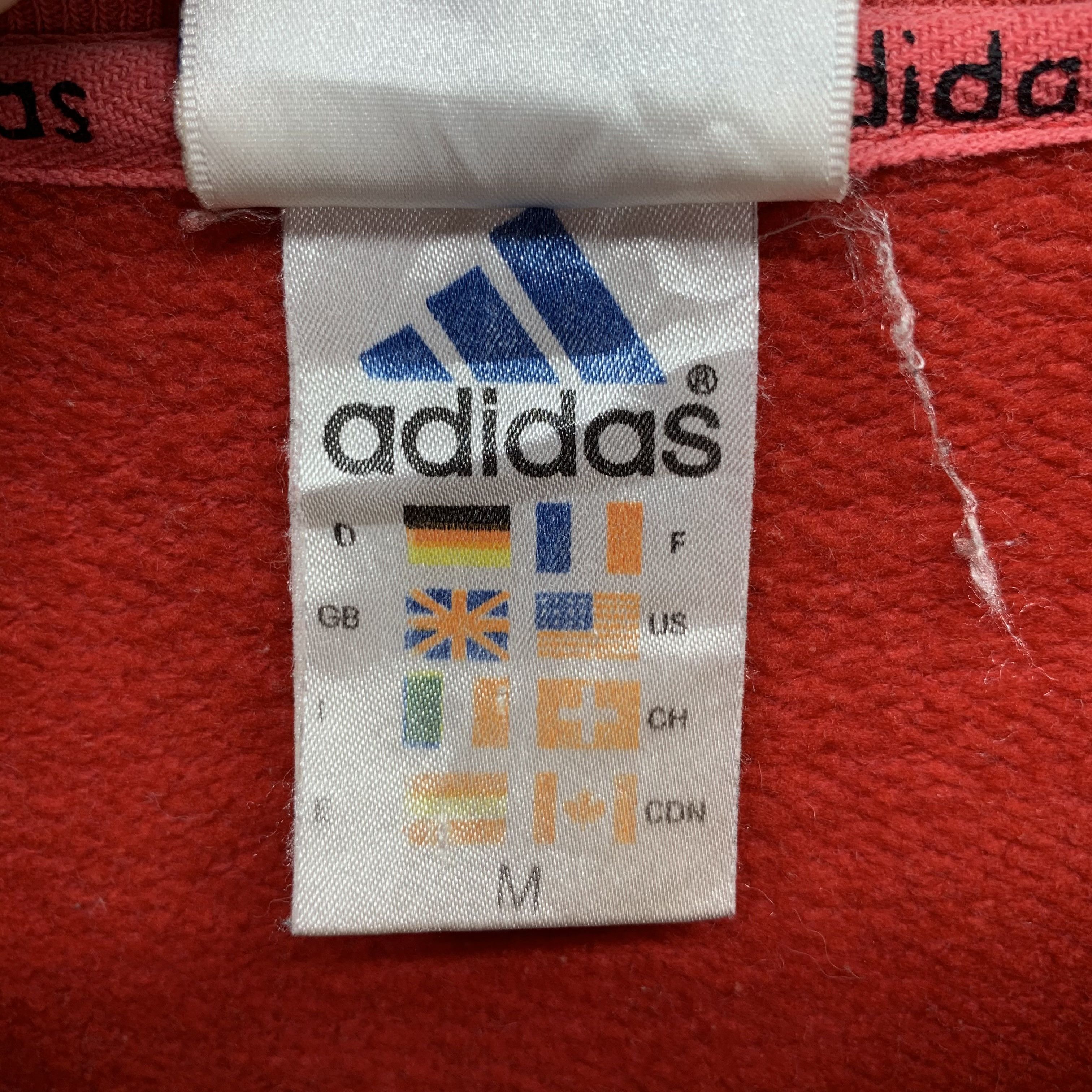 Adidas Vintage 90s Adidas Embroidery Logo Red Sweatshirts #2968-111 Size US M / EU 48-50 / 2 - 7 Thumbnail