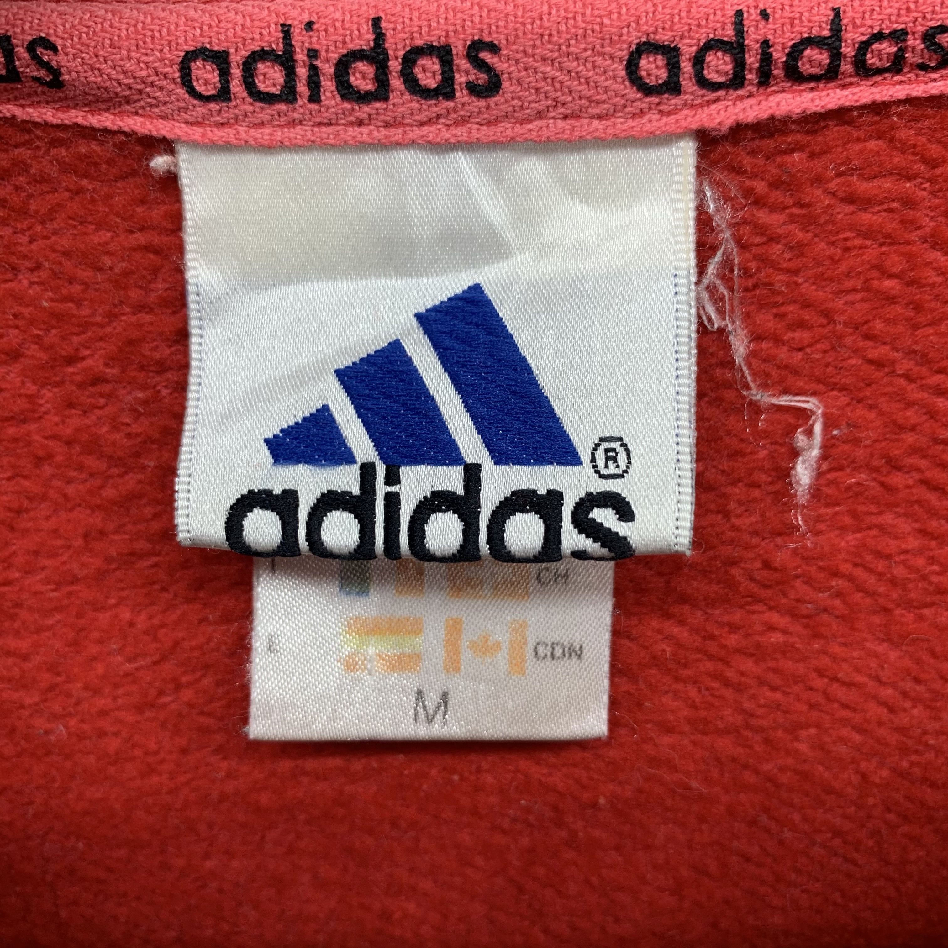 Adidas Vintage 90s Adidas Embroidery Logo Red Sweatshirts #2968-111 Size US M / EU 48-50 / 2 - 6 Thumbnail