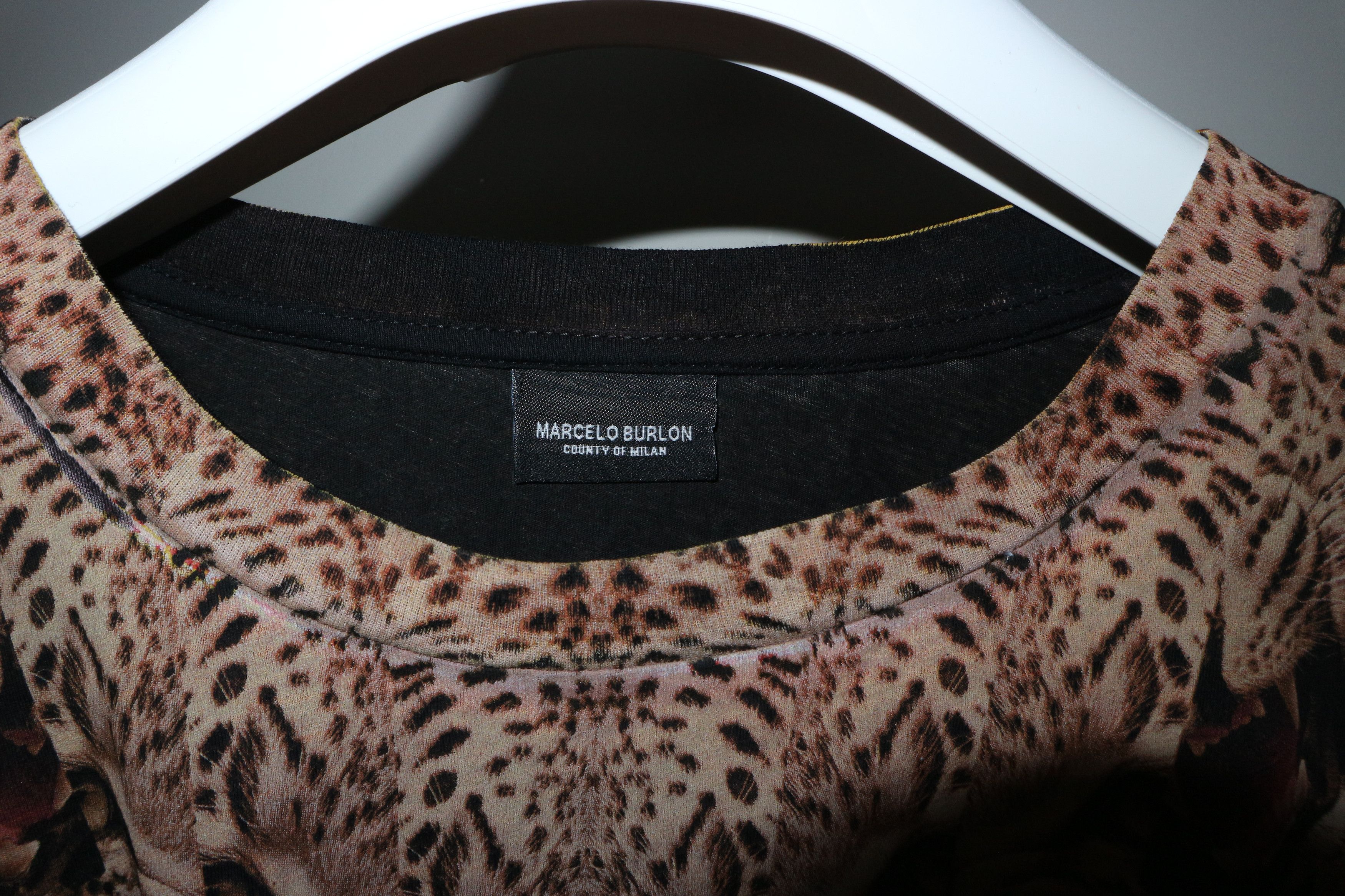 Marcelo Burlon JAGUAR PRINT TSHIRT Size US M / EU 48-50 / 2 - 2 Thumbnail