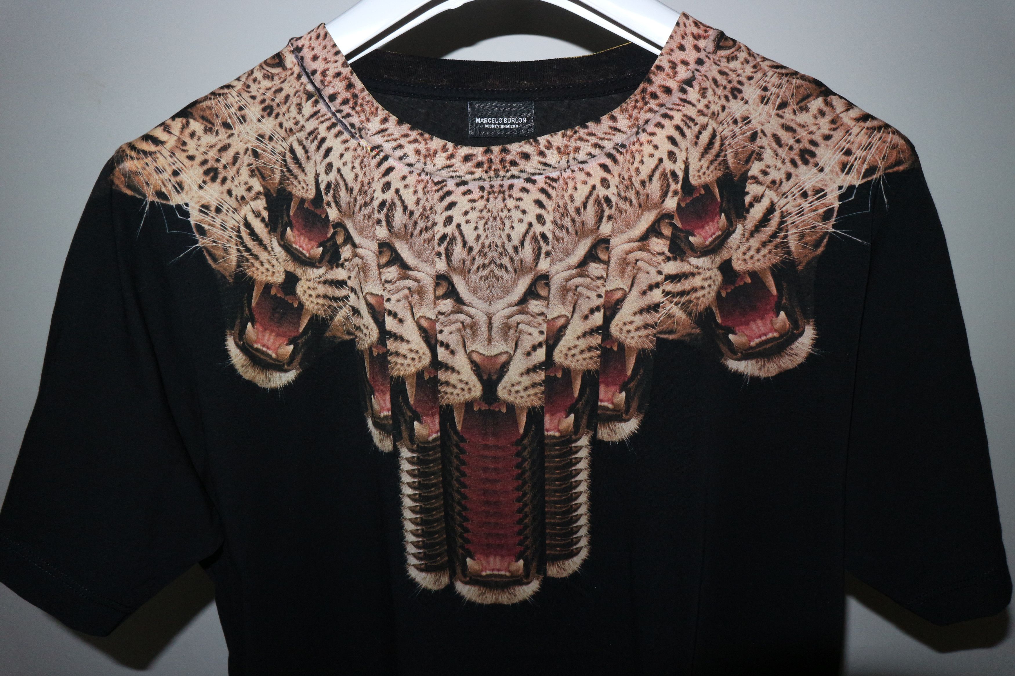 Marcelo Burlon JAGUAR PRINT TSHIRT Size US M / EU 48-50 / 2 - 3 Thumbnail