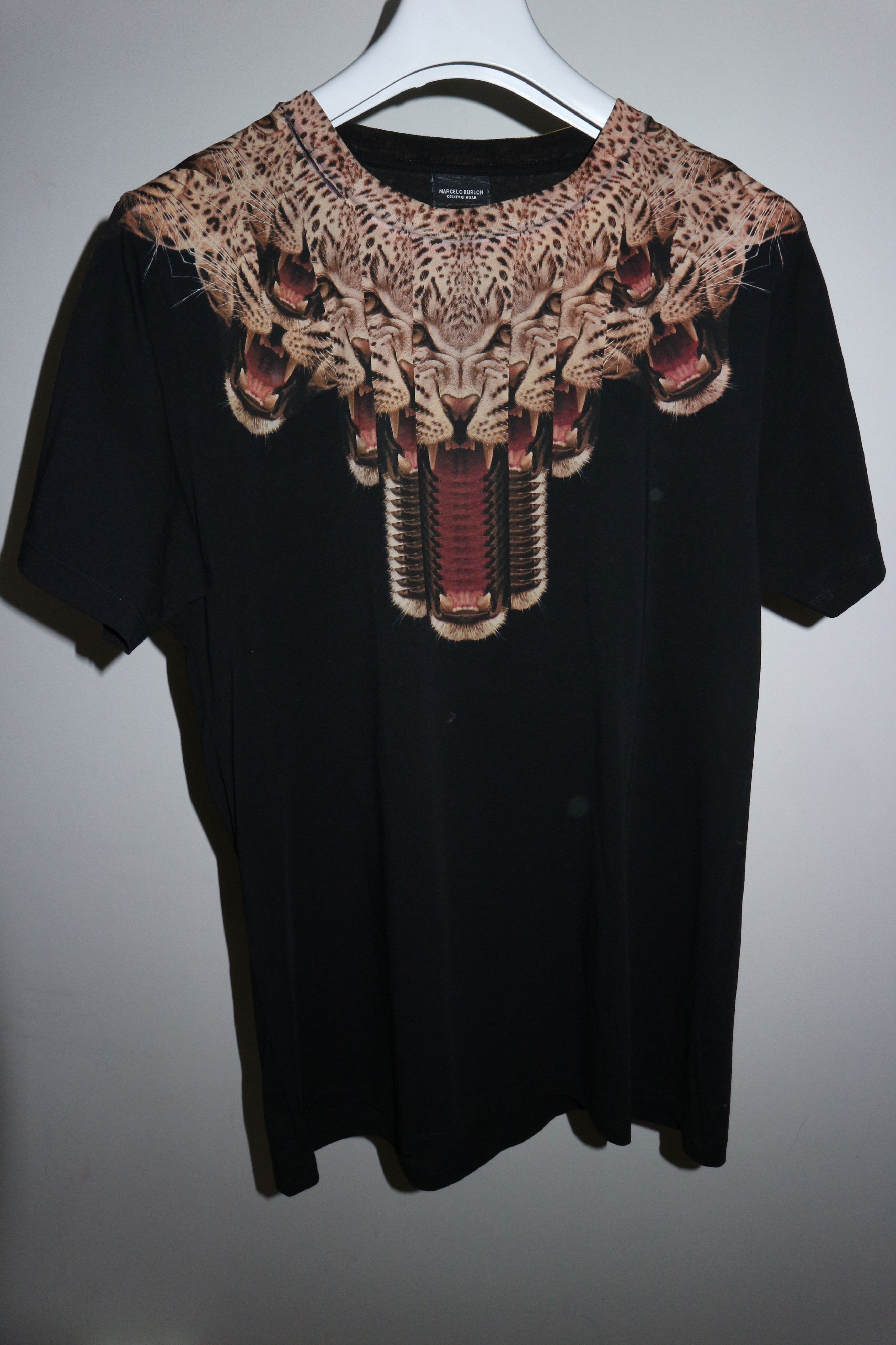 Marcelo Burlon JAGUAR PRINT TSHIRT Size US M / EU 48-50 / 2 - 1 Thumbnail