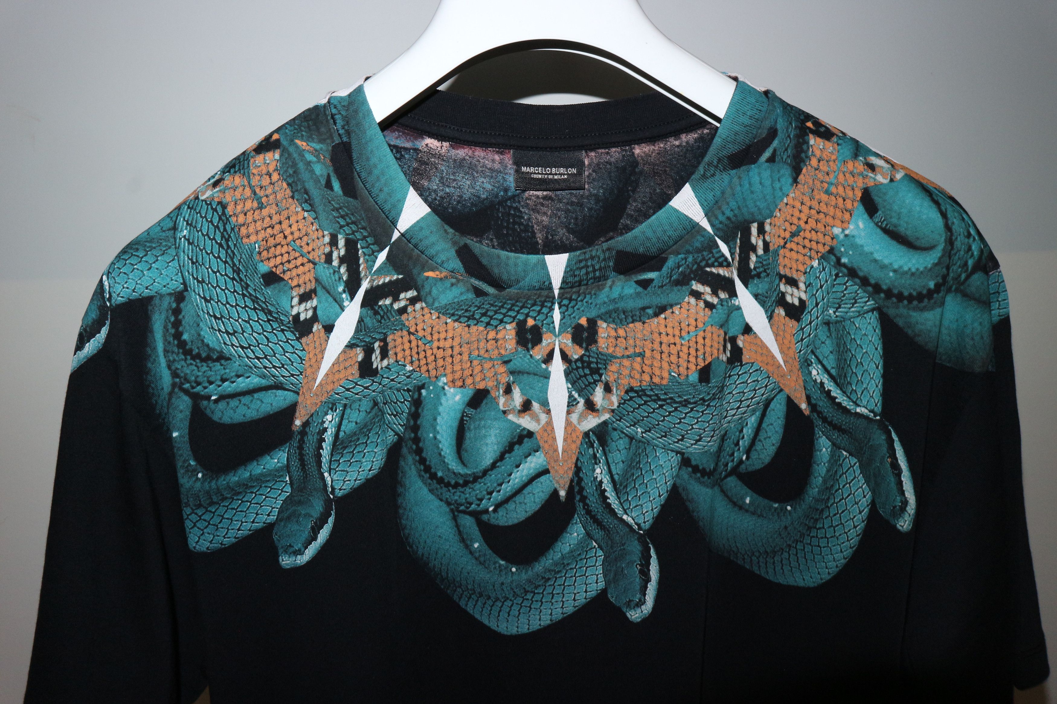 Marcelo Burlon Snake print tshirt Size US S / EU 44-46 / 1 - 3 Thumbnail