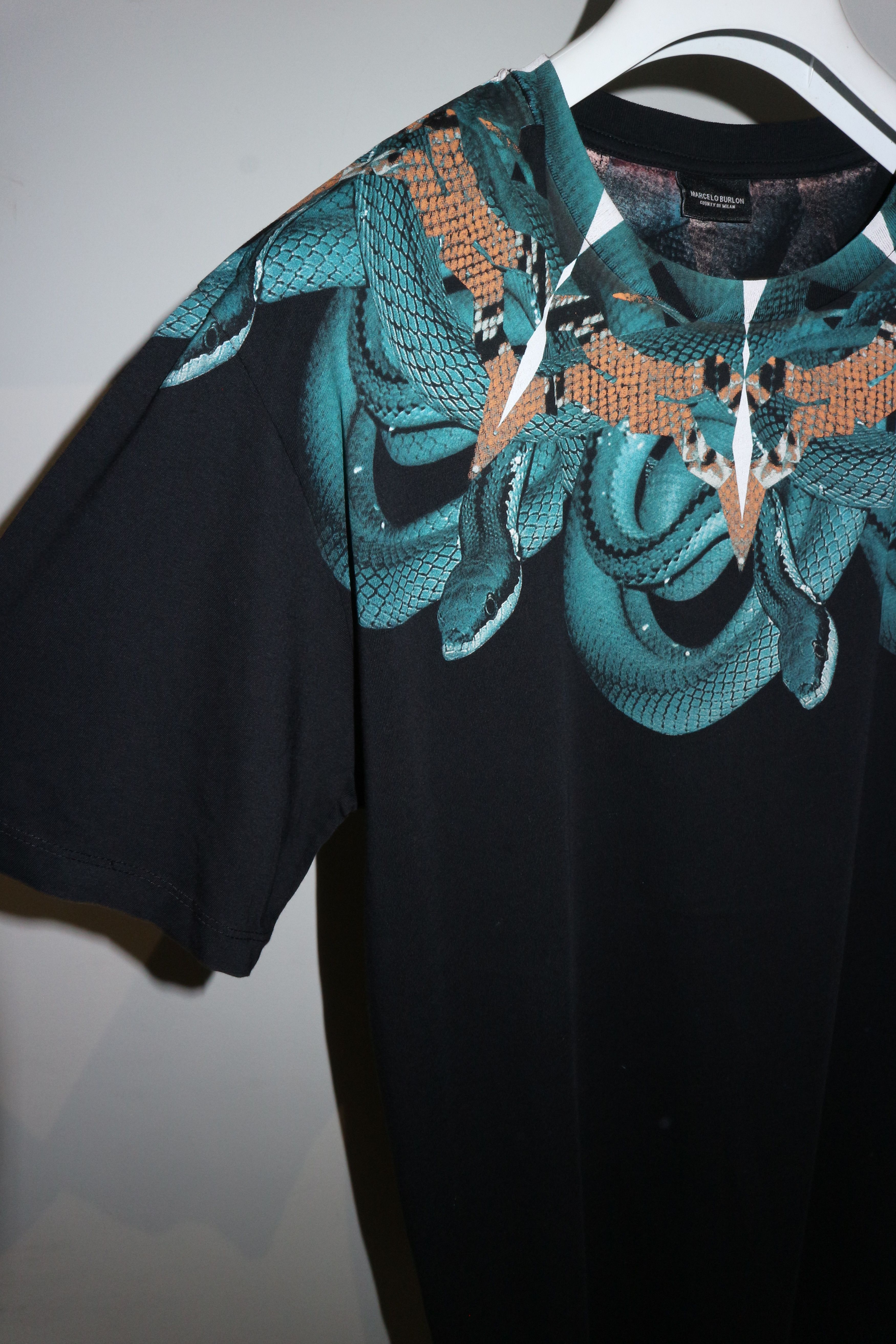 Marcelo Burlon Snake print tshirt Size US S / EU 44-46 / 1 - 5 Thumbnail
