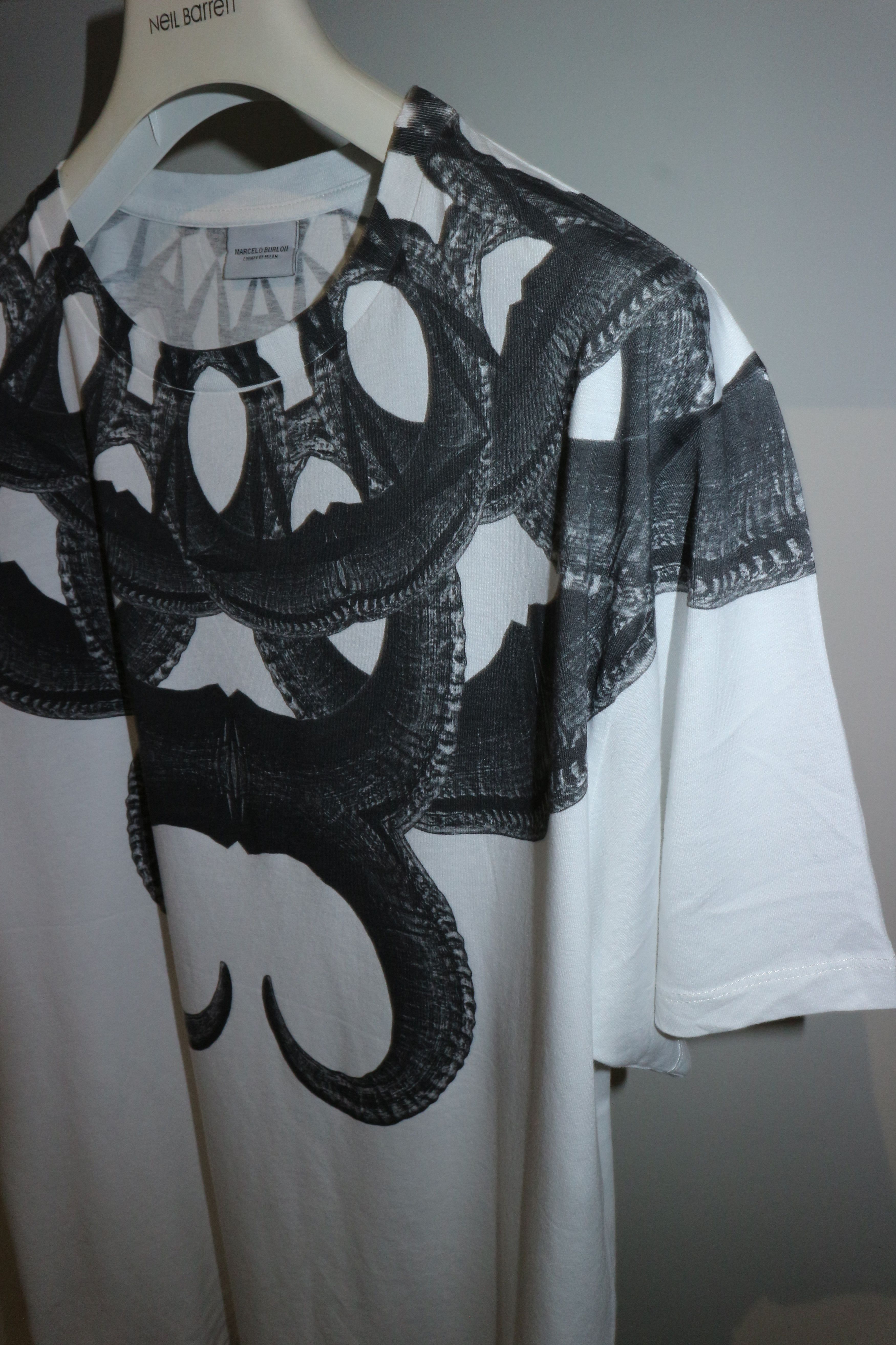 Marcelo Burlon Horns print tshirt Size US S / EU 44-46 / 1 - 3 Thumbnail
