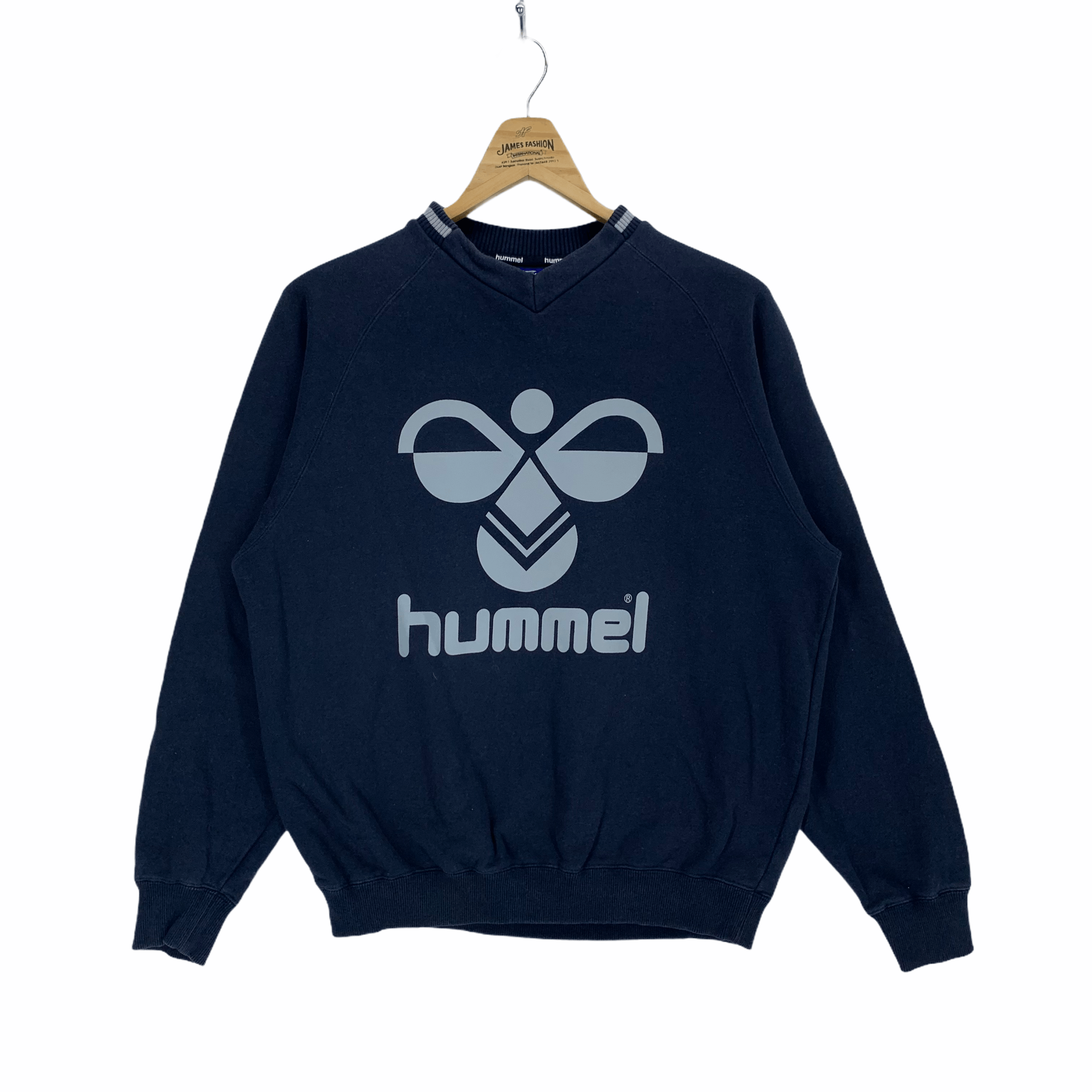 Hummel Hummel Big Logo Navy Sweatshirts #2944-111 Size US M / EU 48-50 / 2 - 1 Thumbnail