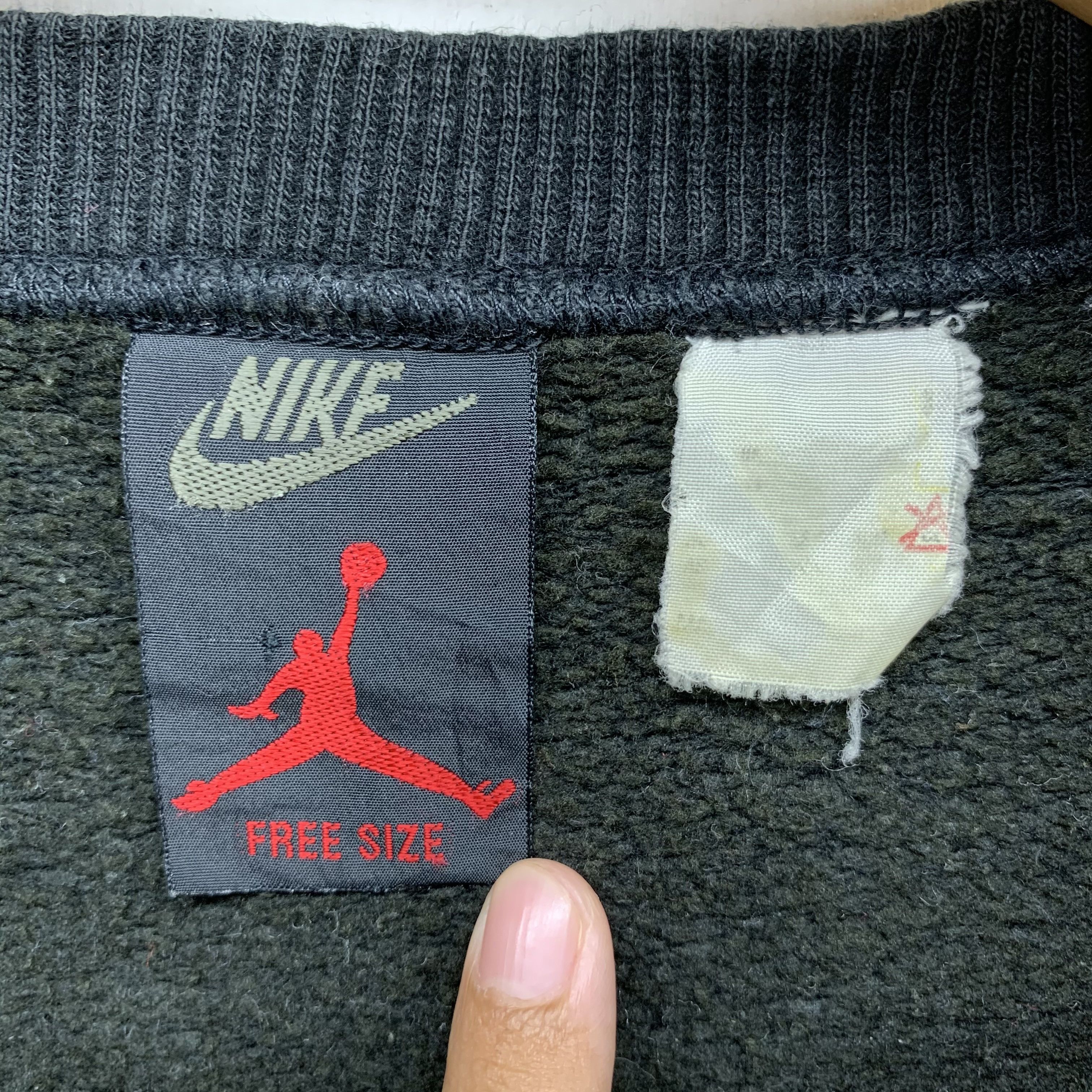 Jordan Brand Nike Air Jordan Embroidery Big Logo Sweatshirts #2995-112 Size S / US 4 / IT 40 - 7 Thumbnail