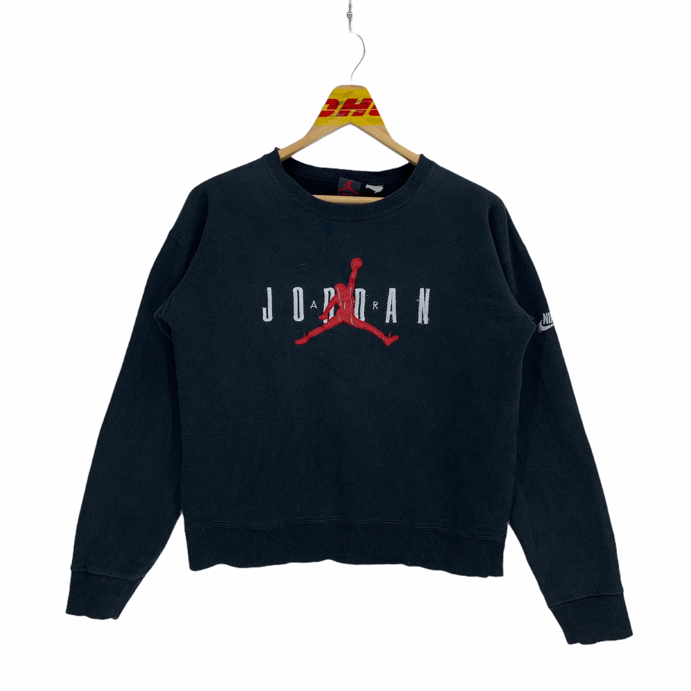 Jordan Brand Nike Air Jordan Embroidery Big Logo Sweatshirts #2995-112 Size S / US 4 / IT 40 - 1 Thumbnail