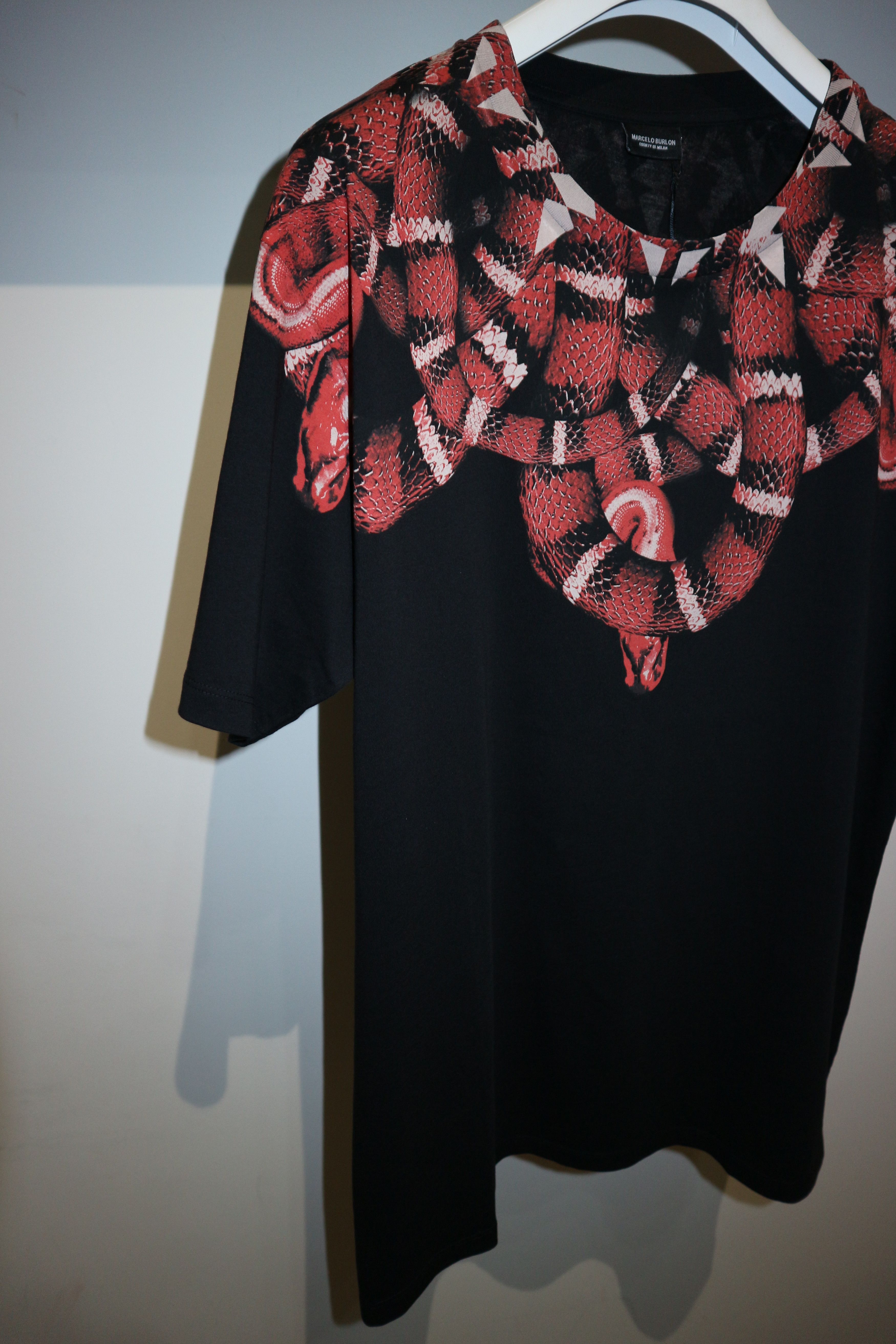 Marcelo Burlon snake print tshirt Size US S / EU 44-46 / 1 - 3 Thumbnail