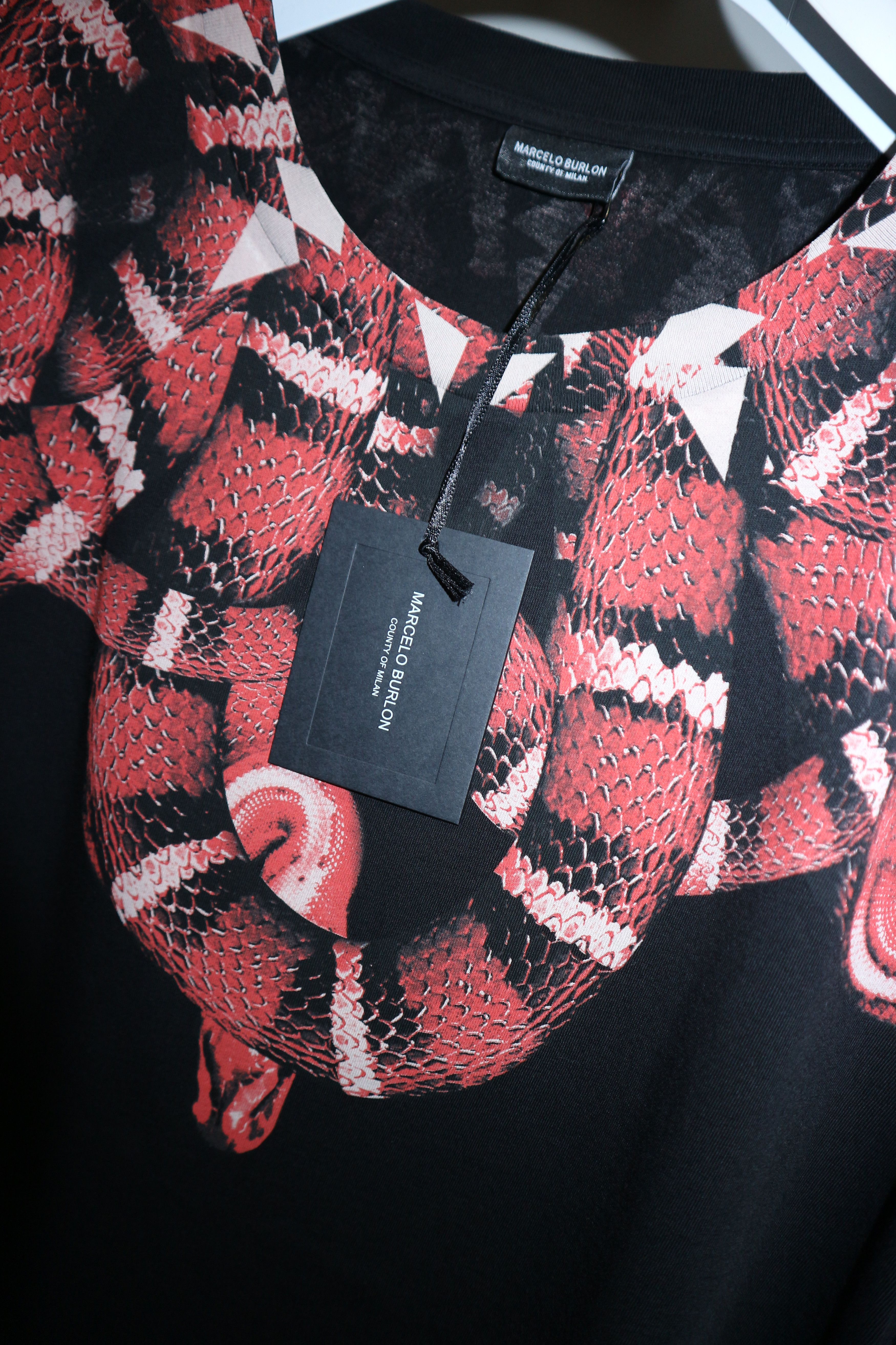 Marcelo Burlon snake print tshirt Size US S / EU 44-46 / 1 - 5 Thumbnail