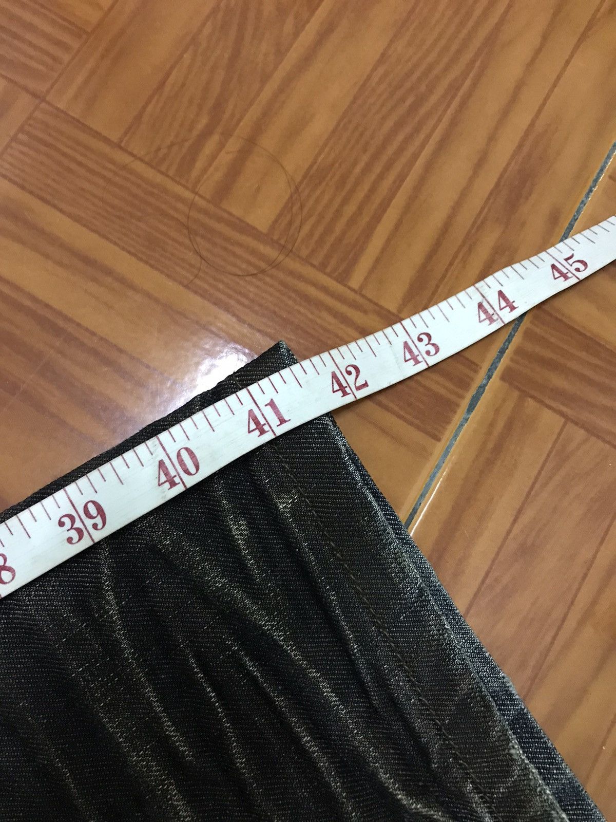 Japanese Brand Vintage Faded Black Jeans with Distressed Wash Effect Size US 31 - 8 Thumbnail